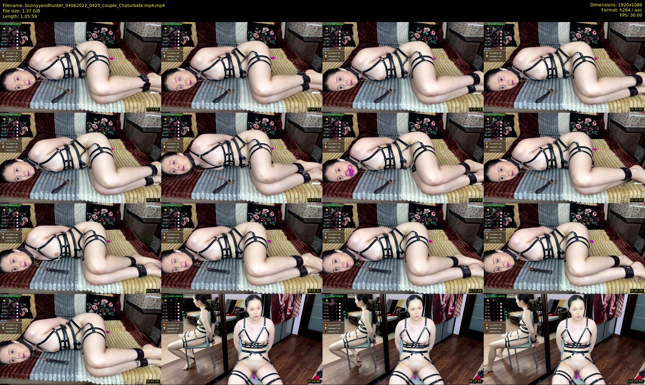 bunnyyandhunter — 66 minute Chaturbate couple cam show recording, 1080p, Jun 4, 2022