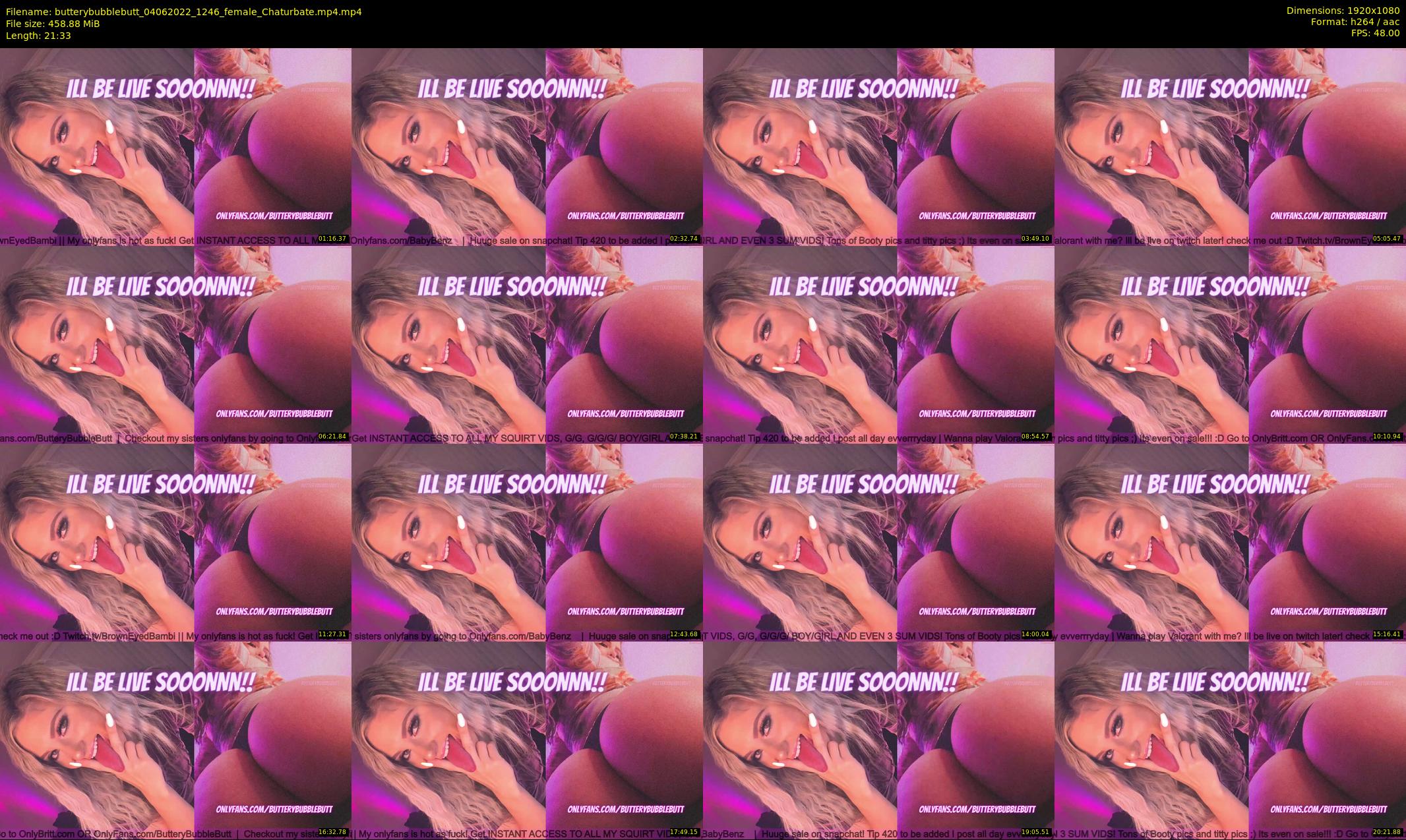 butterybubblebutt — 22 minute Chaturbate couple cam show recording, 1080p, Jun 4, 2022