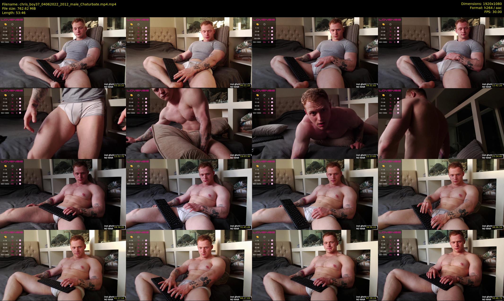 chris_boy37 — 54 minute Chaturbate male cam show recording, 1080p, Jun 4, 2022
