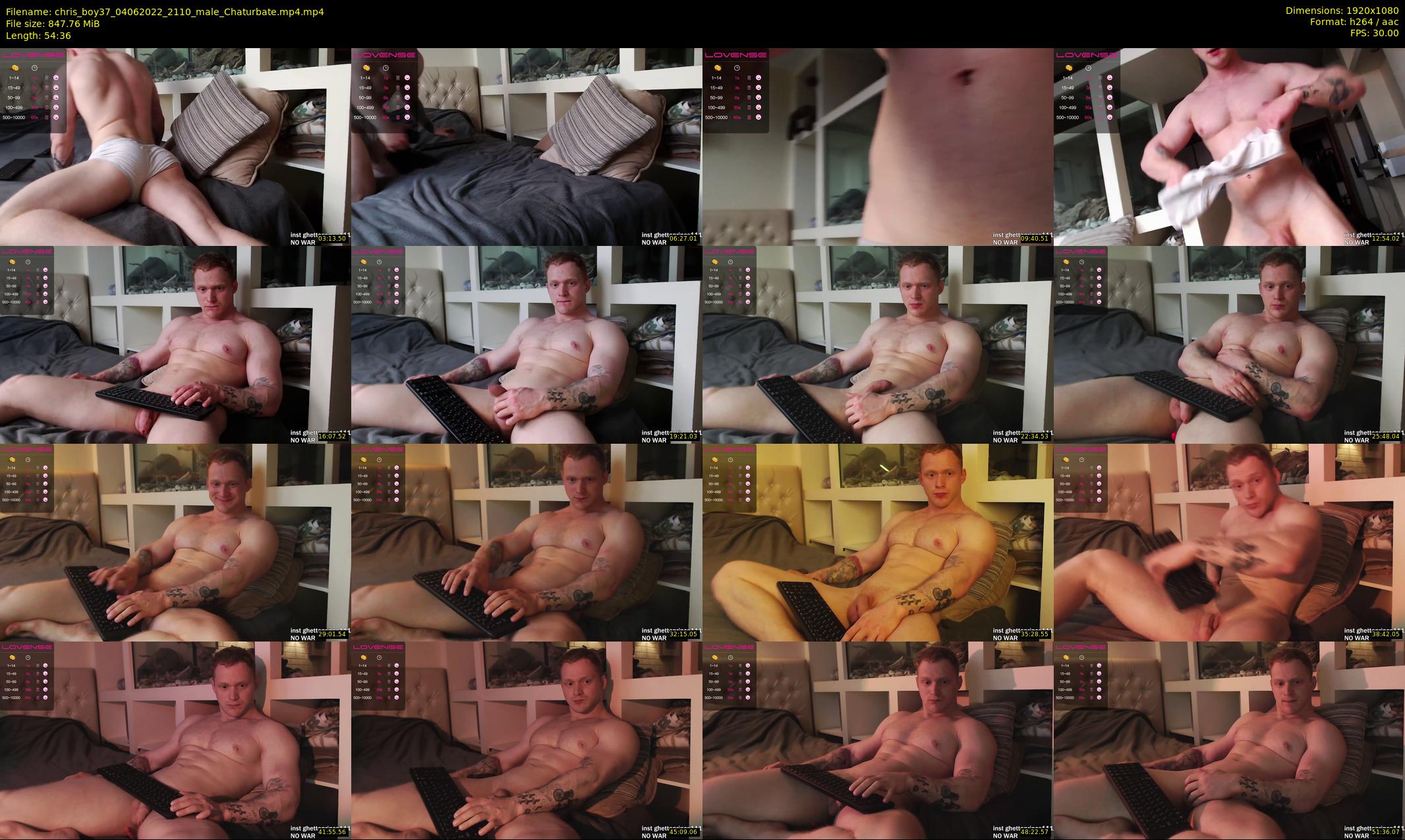 chris_boy37 — 55 minute Chaturbate male cam show recording, 1080p, Jun 4, 2022