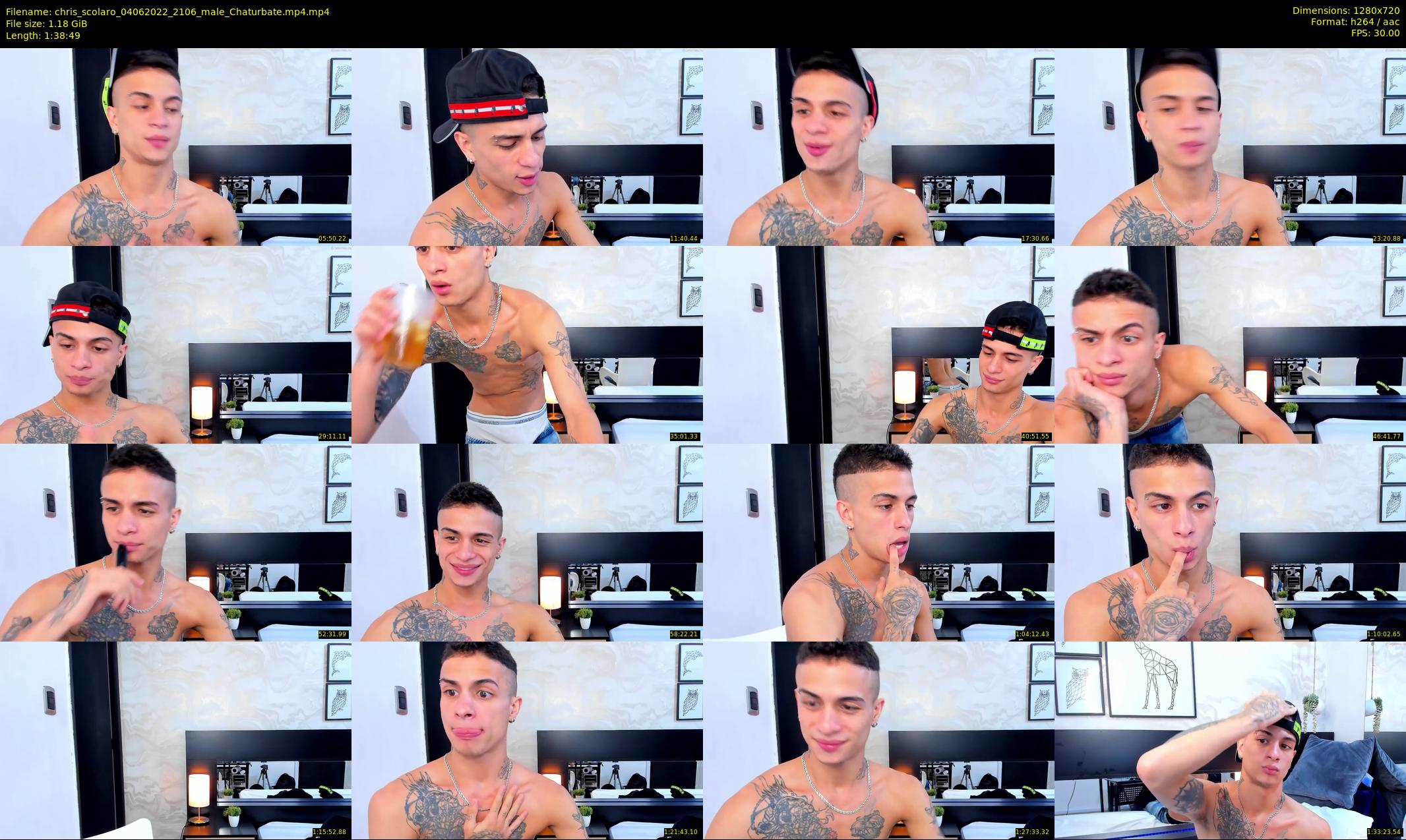 chris_scolaro — 99 minute Chaturbate male cam show recording, 720p, Jun 4, 2022