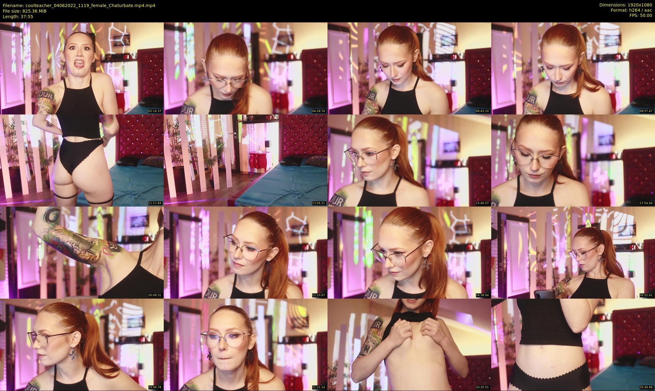 coolteacher — 38 minute Chaturbate female cam show recording, 1080p, Jun 4, 2022