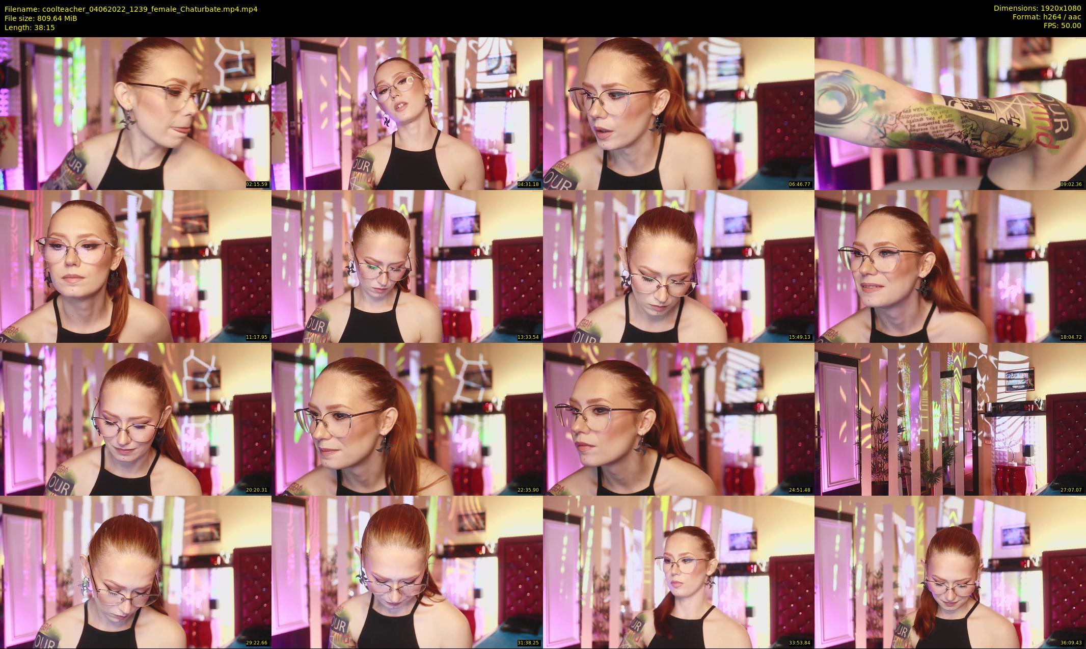 coolteacher — 39 minute Chaturbate female cam show recording, 1080p, Jun 4, 2022