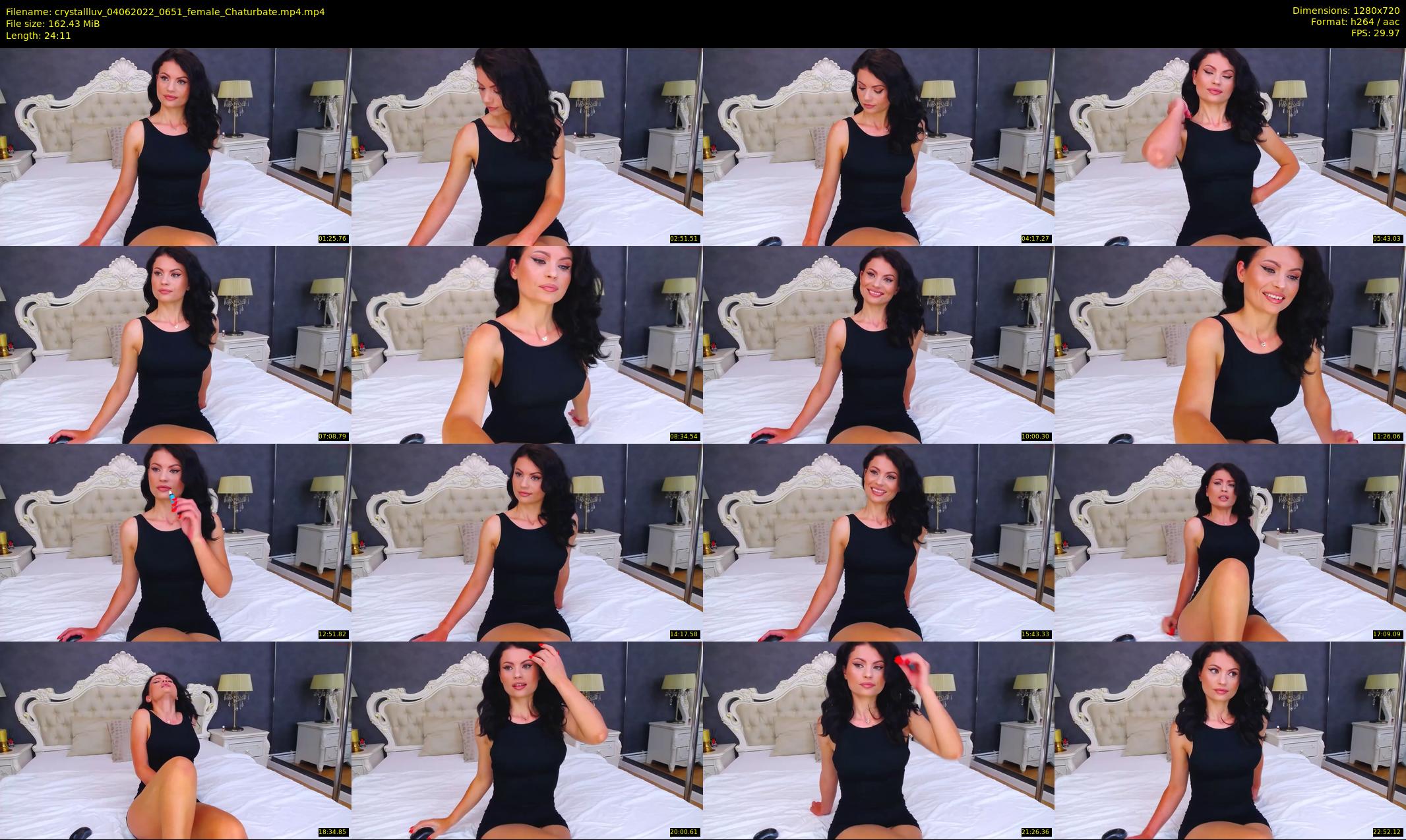 crystallluv — 25 minute Chaturbate female cam show recording, 720p, Jun 4, 2022