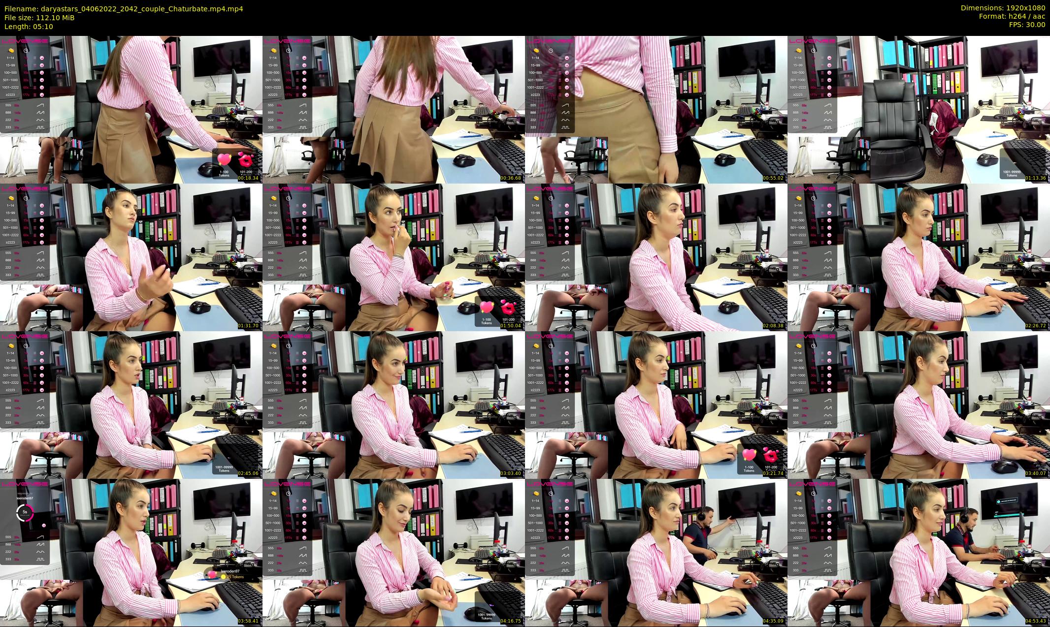 daryastars — 6 minute Chaturbate couple cam show recording, 1080p, Jun 4, 2022