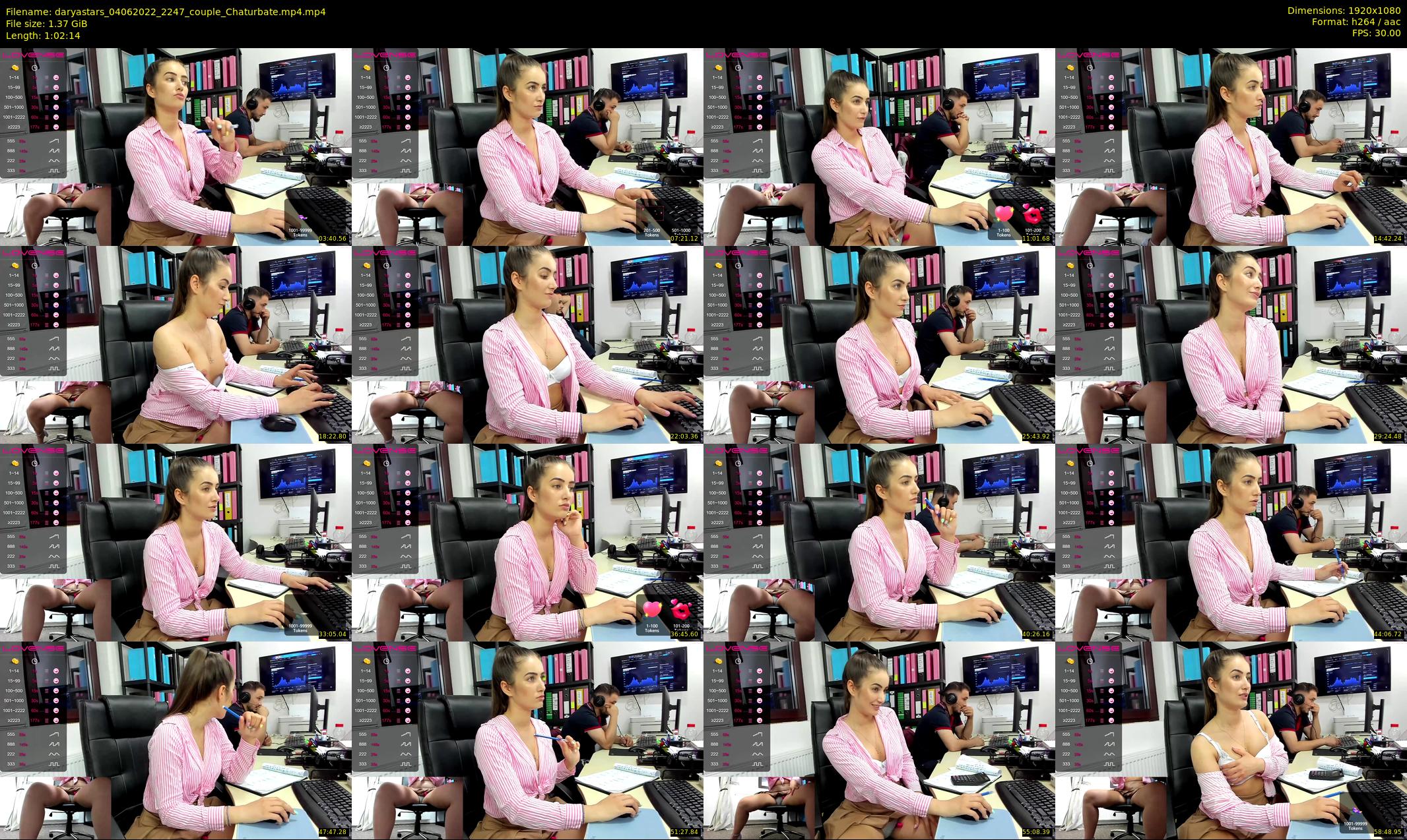daryastars — 63 minute Chaturbate couple cam show recording, 1080p, Jun 4, 2022