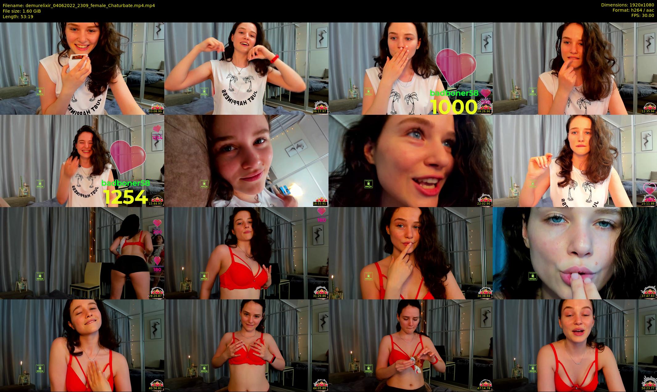demurelixir — 54 minute Chaturbate female cam show recording, 1080p, Jun 4, 2022