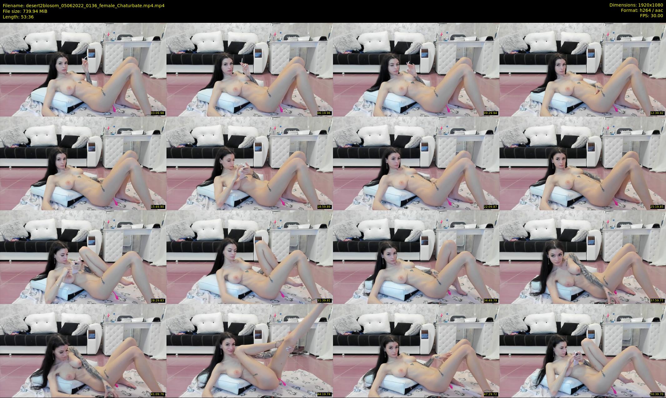desert2blosom — 54 minute Chaturbate female cam show recording, 1080p, Jun 5, 2022