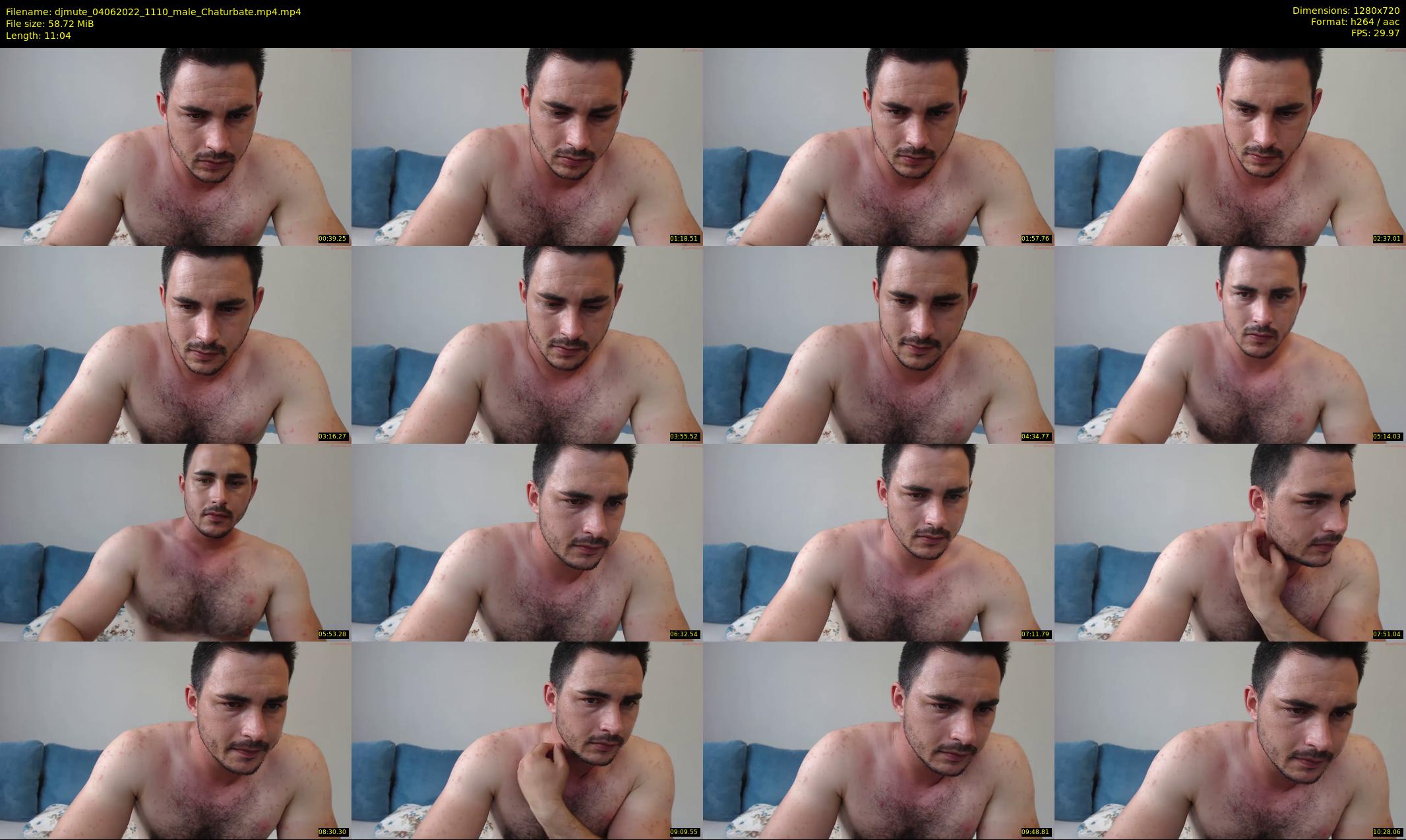 djmute — 12 minute Chaturbate male cam show recording, 720p, Jun 4, 2022