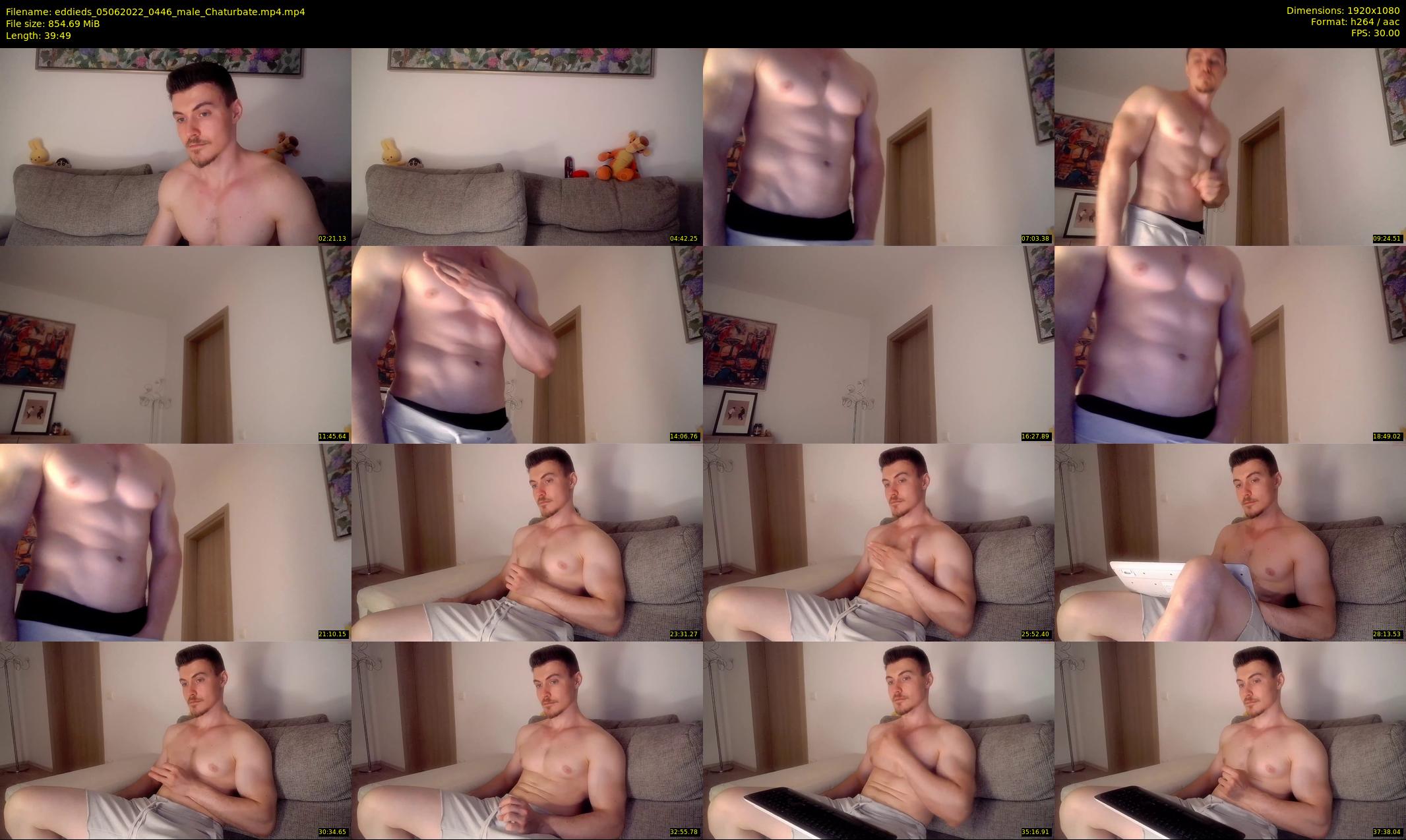 eddieds — 40 minute Chaturbate male cam show recording, 1080p, Jun 5, 2022