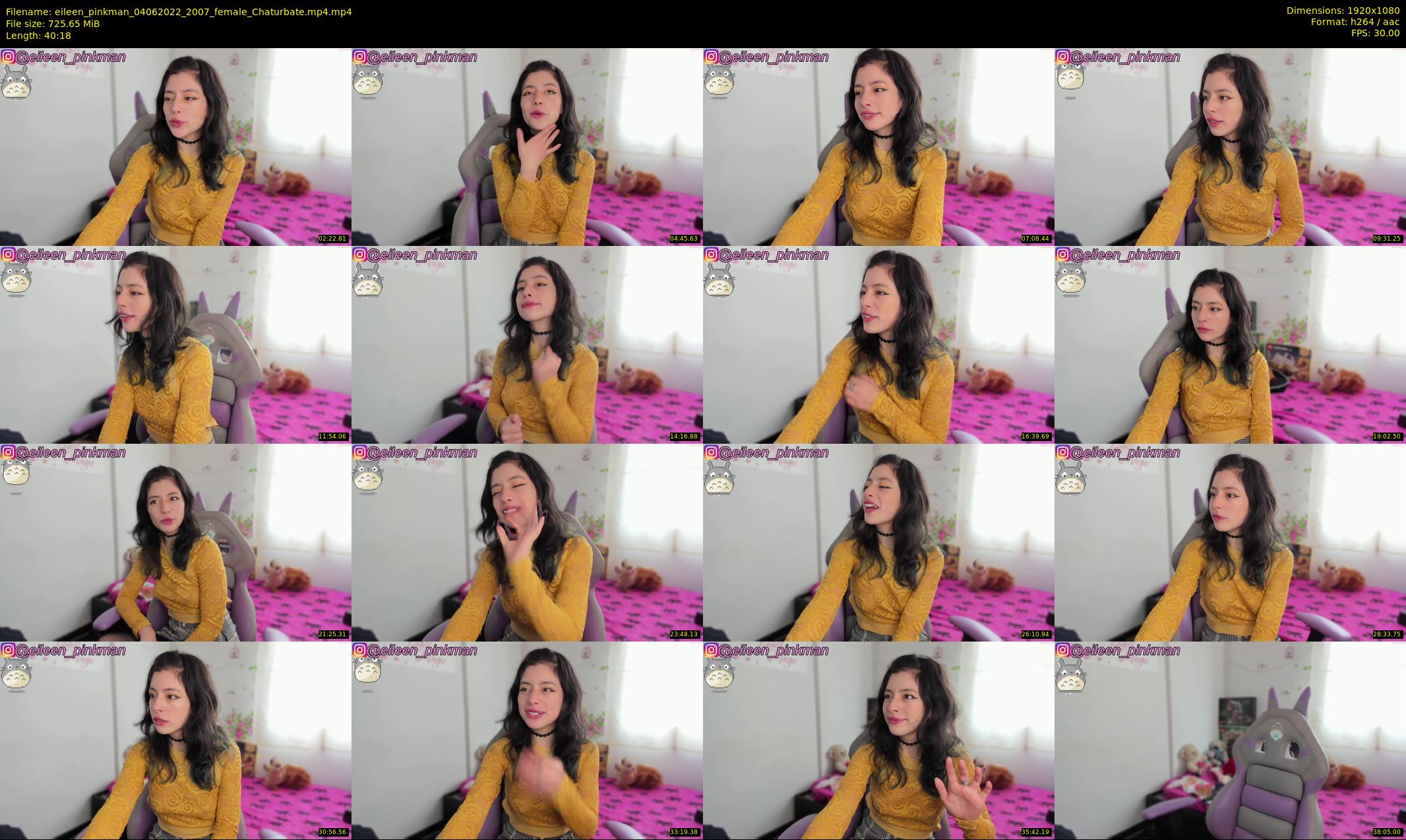 eileen_pinkman — 41 minute Chaturbate female cam show recording, 1080p, Jun 4, 2022