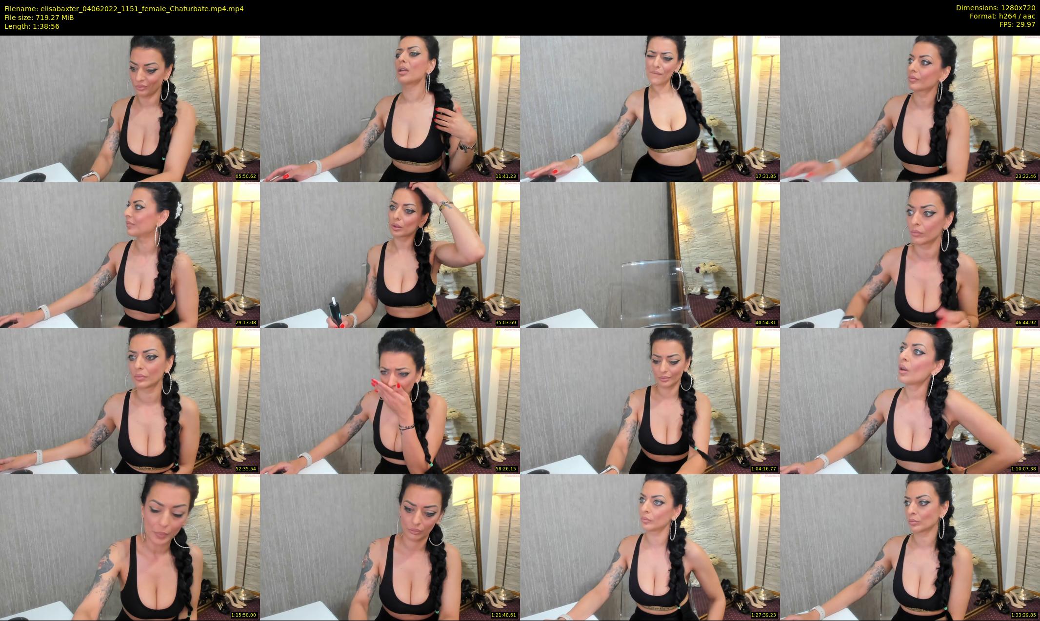 elisabaxter — 99 minute Chaturbate female cam show recording, 720p, Jun 4, 2022