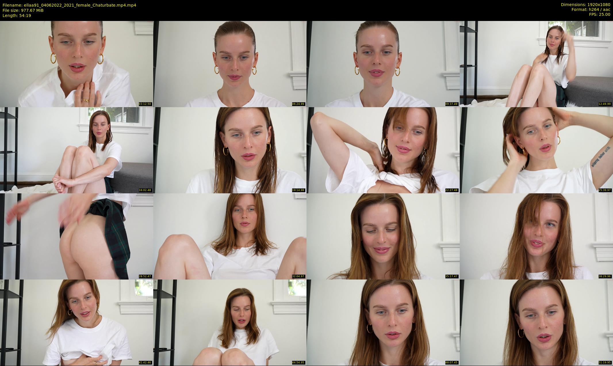 ellaa91 — 55 minute Chaturbate female cam show recording, 1080p, Jun 4, 2022