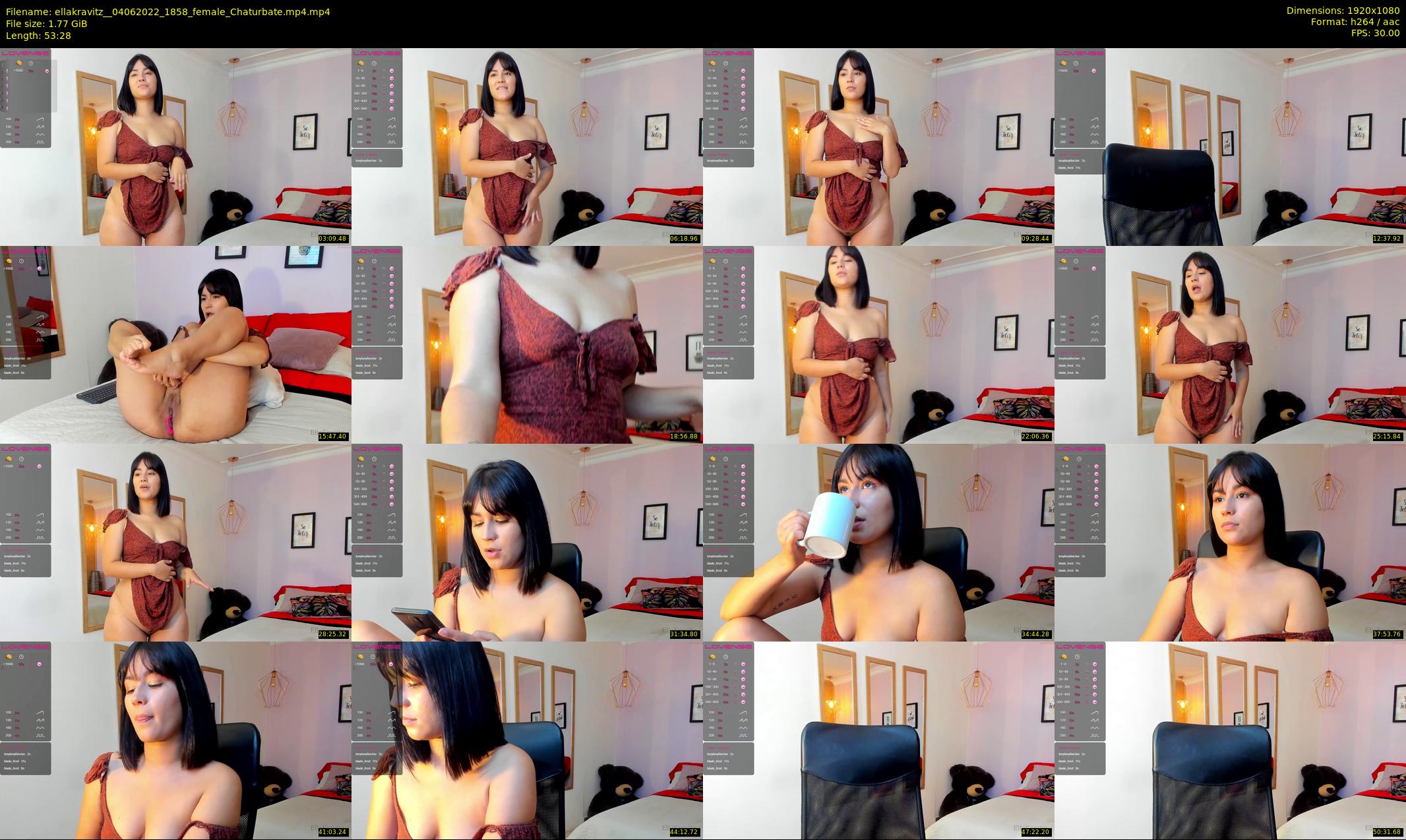 ellakravitz_ — 54 minute Chaturbate female cam show recording, 1080p, Jun 4, 2022