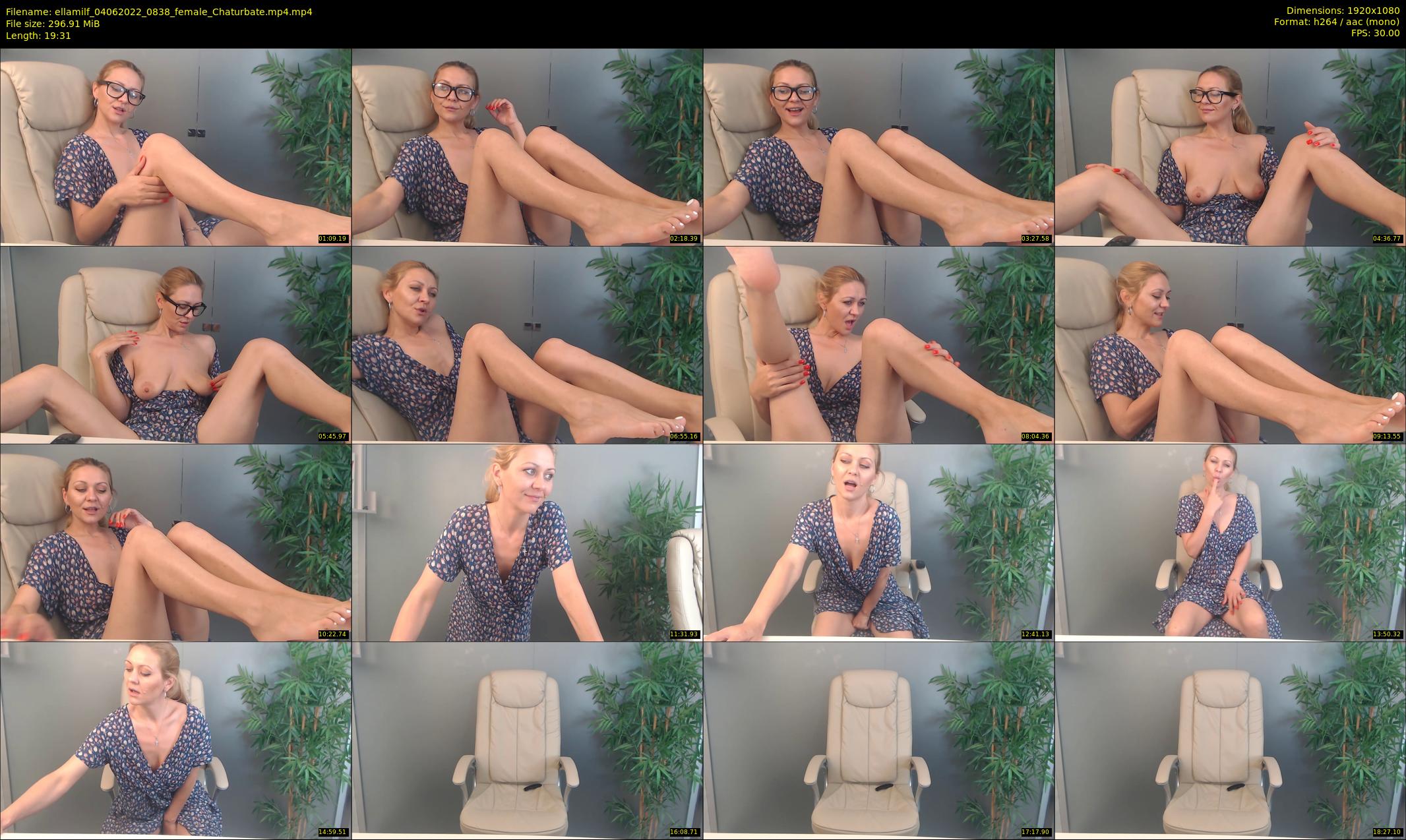 ellamilf — 20 minute Chaturbate female cam show recording, 1080p, Jun 4, 2022