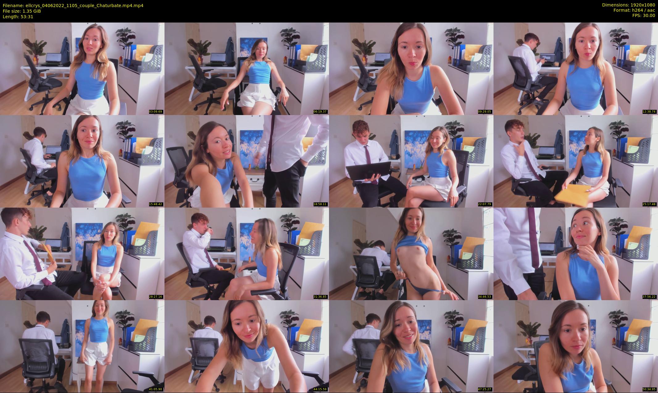 ellcrys — 54 minute Chaturbate couple cam show recording, 1080p, Jun 4, 2022