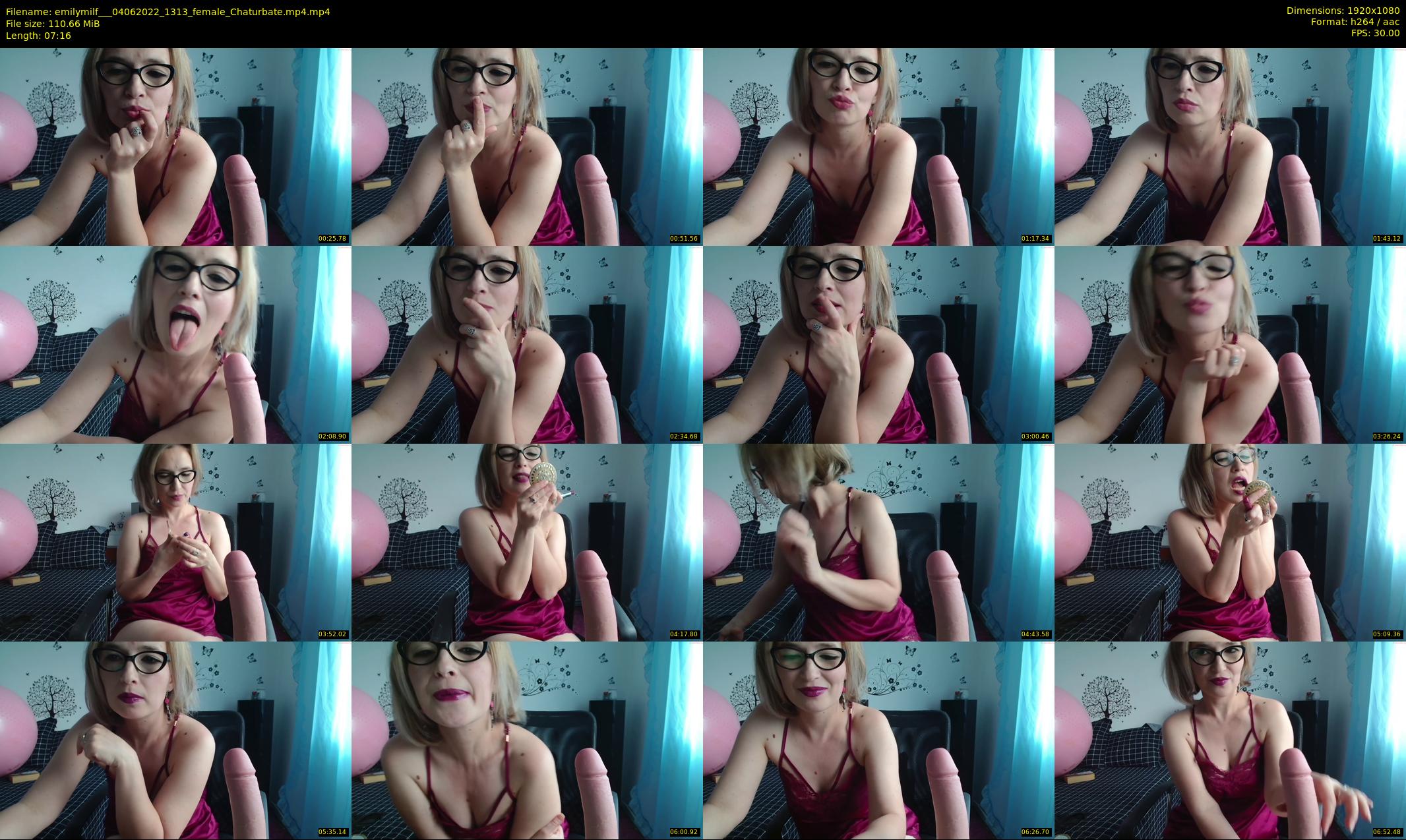 emilymilf__ — 8 minute Chaturbate female cam show recording, 1080p, Jun 4, 2022