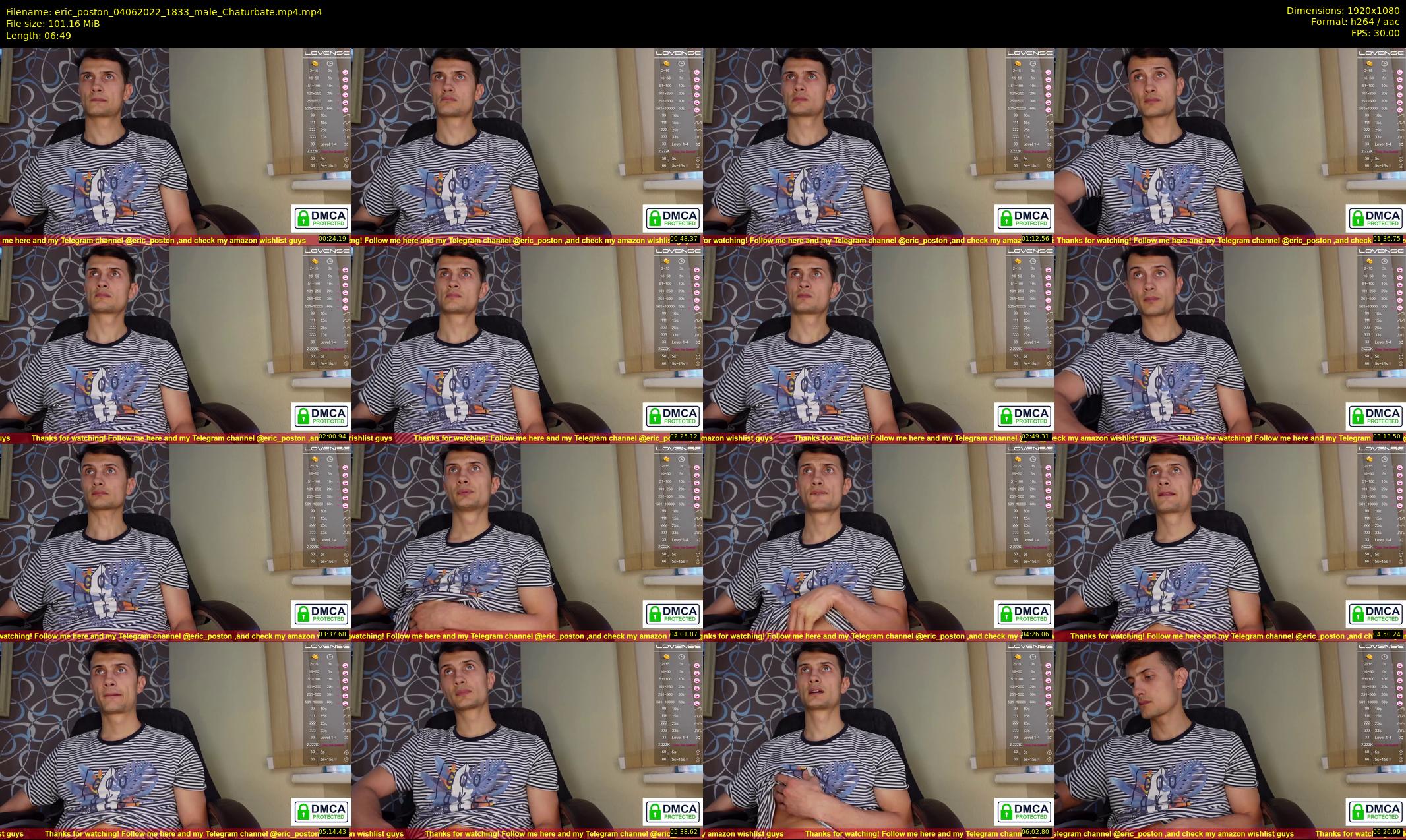 eric_poston — 7 minute Chaturbate male cam show recording, 1080p, Jun 4, 2022