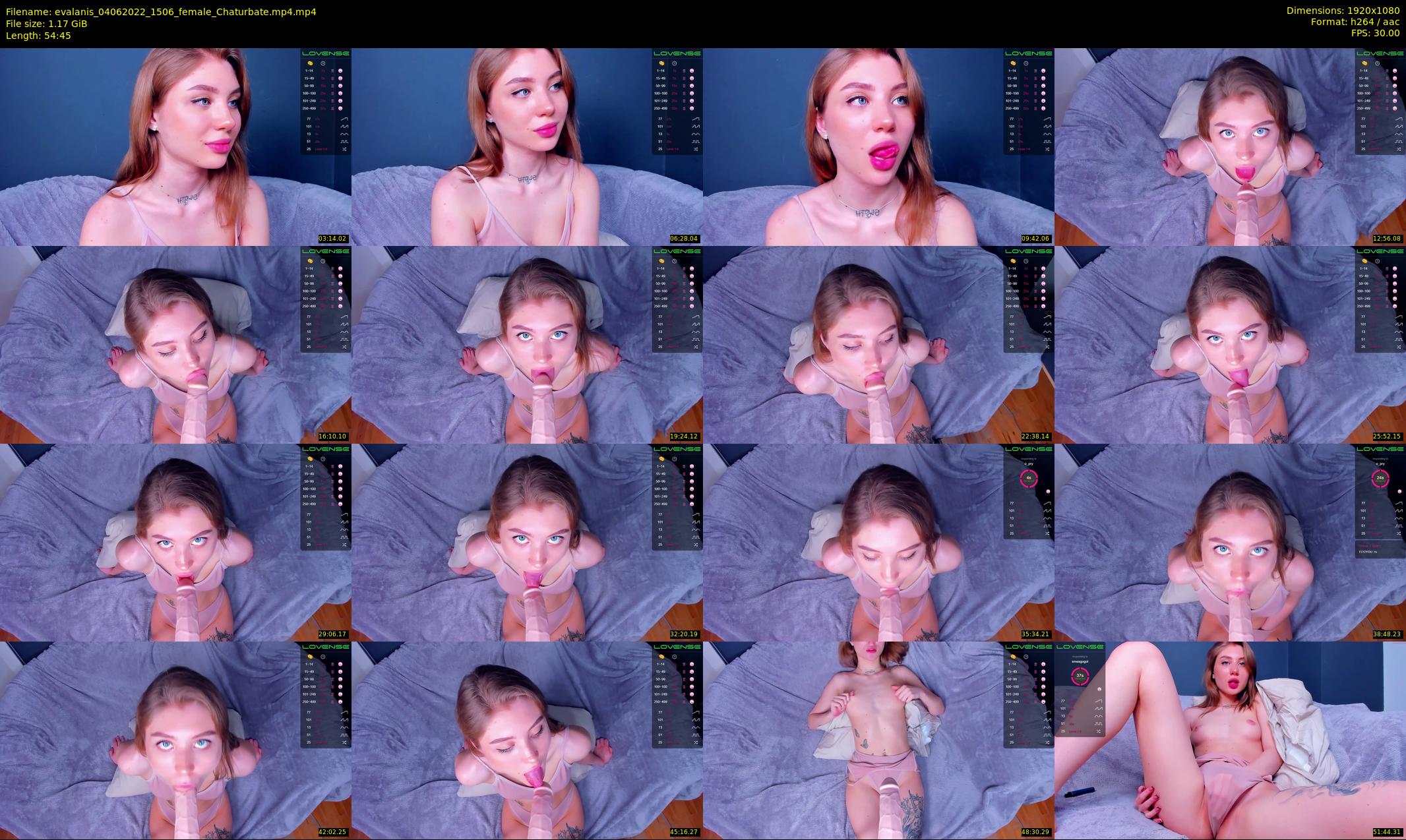 evalanis — 55 minute Chaturbate couple cam show recording, 1080p, Jun 4, 2022