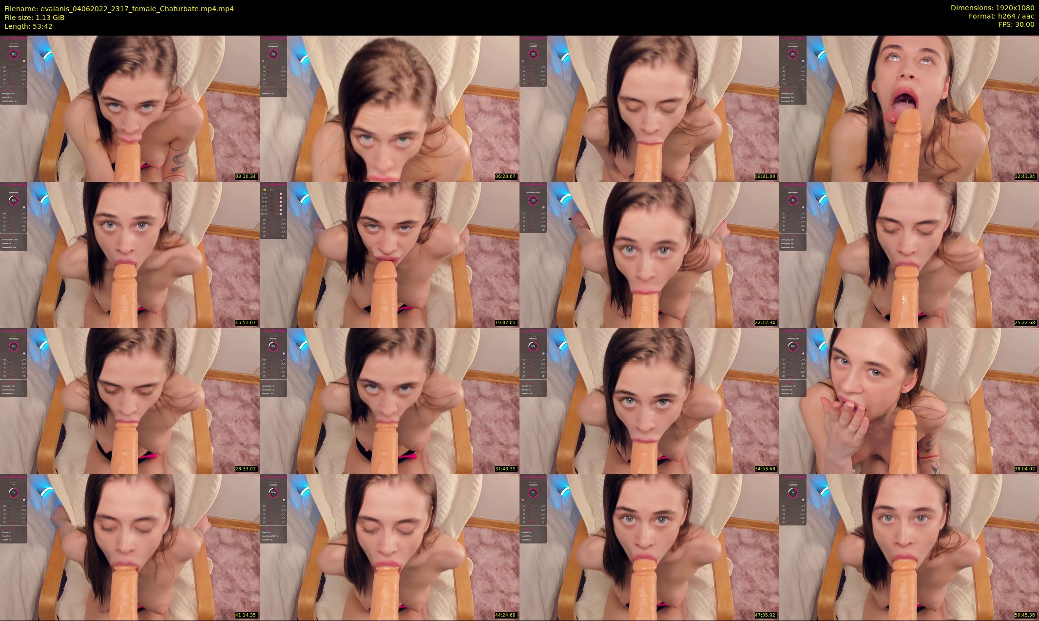 evalanis — 54 minute Chaturbate couple cam show recording, 1080p, Jun 4, 2022