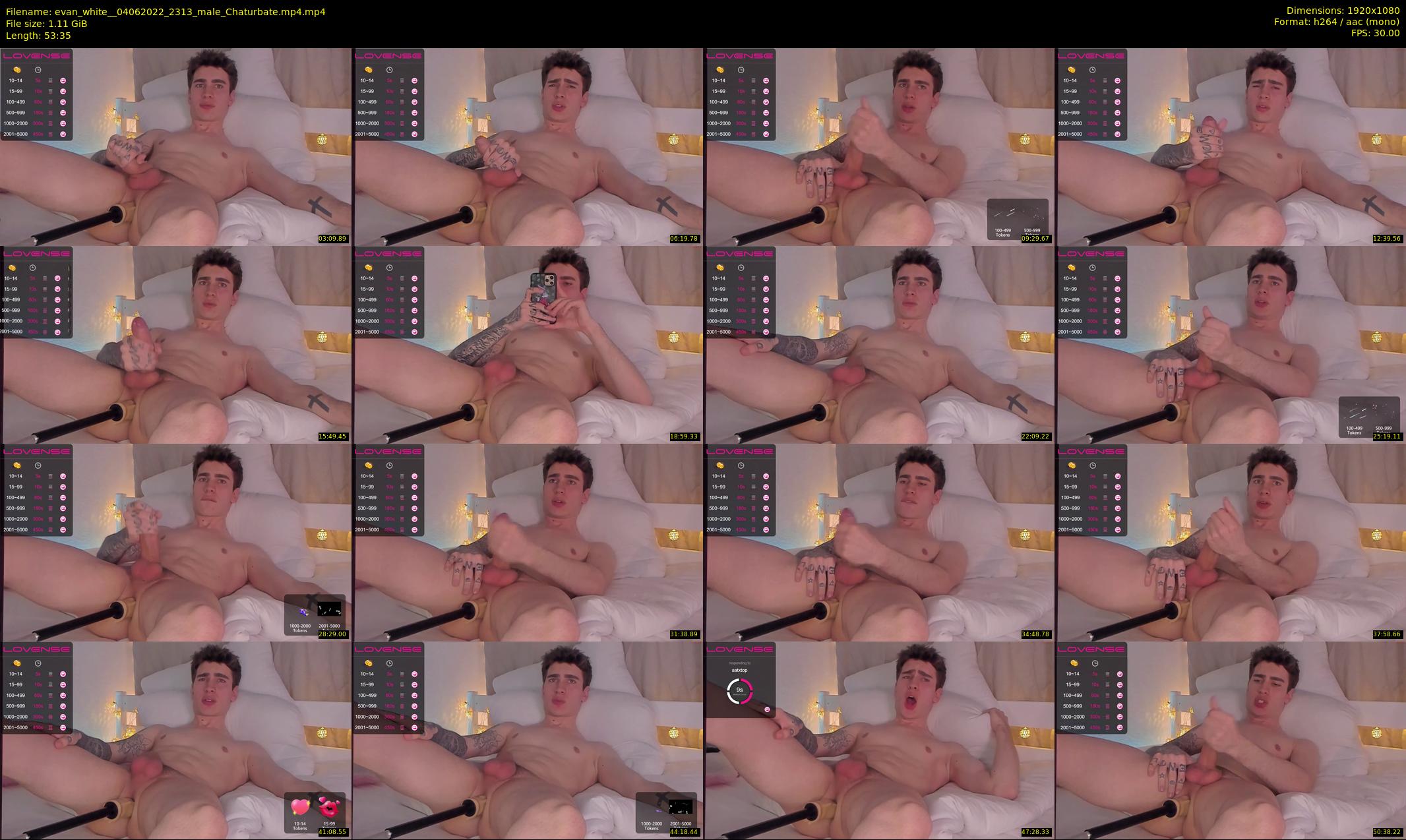 evan_white_ — 54 minute Chaturbate male cam show recording, 1080p, Jun 4, 2022