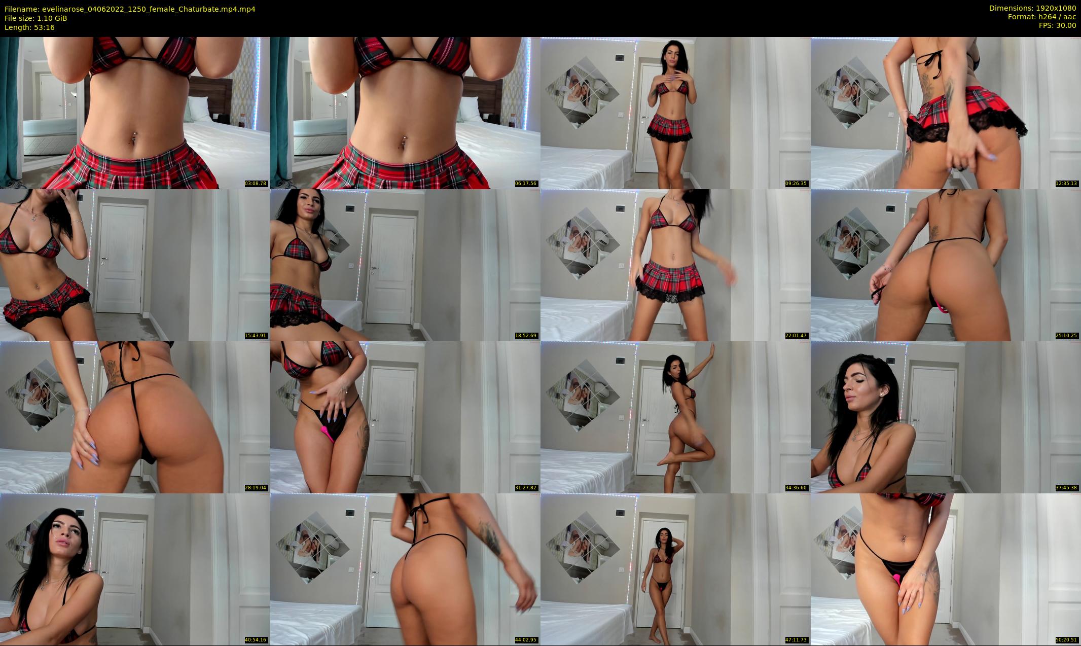 evelinarose — 54 minute Chaturbate female cam show recording, 1080p, Jun 4, 2022