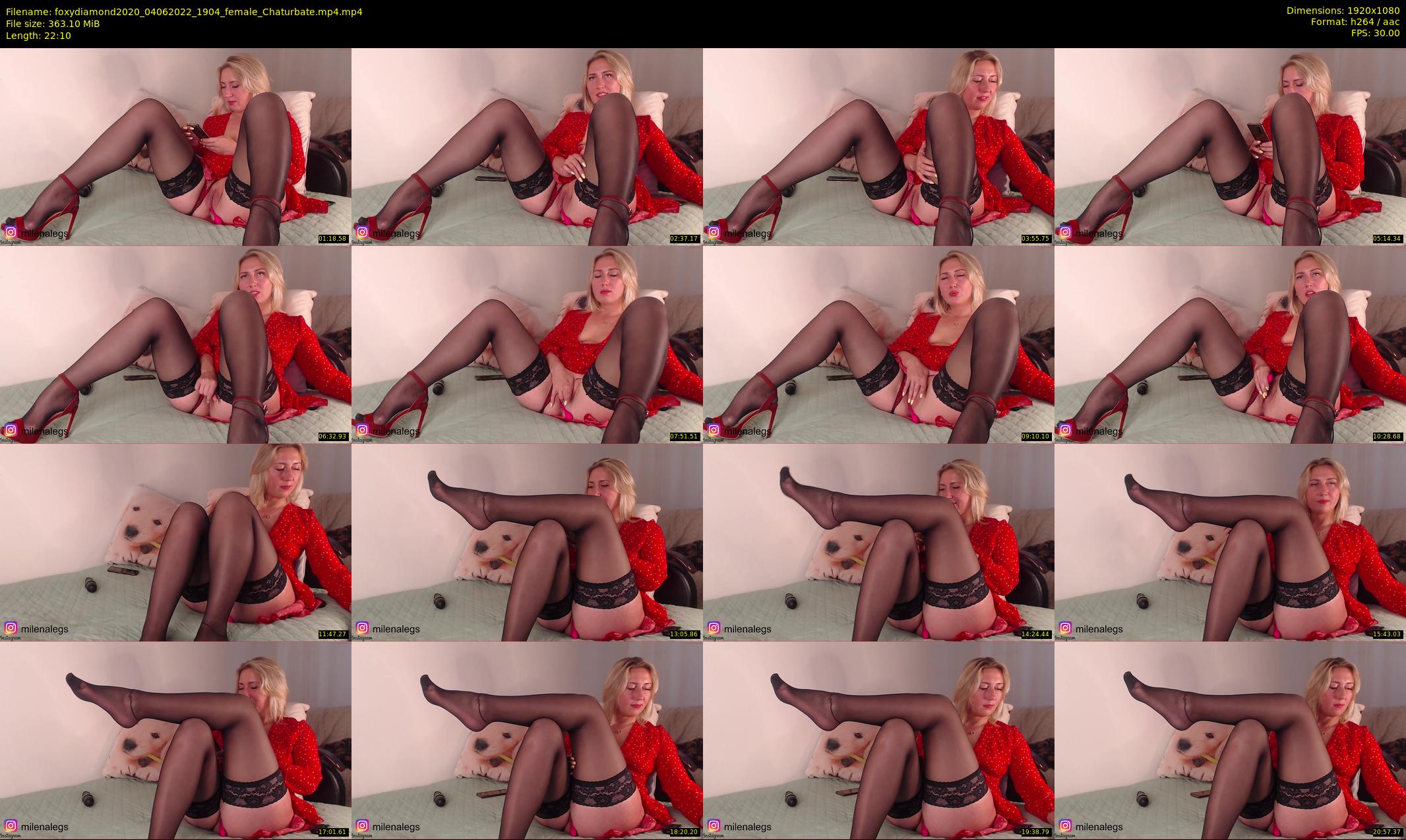 foxydiamond2020 — 23 minute Chaturbate female cam show recording, 1080p, Jun 4, 2022