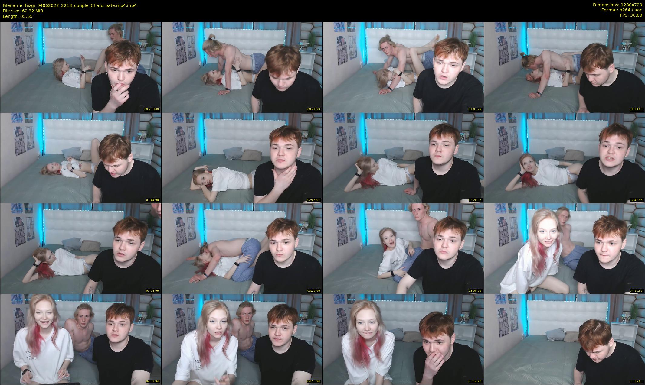hizgi — 6 minute Chaturbate couple cam show recording, 720p, Jun 4, 2022