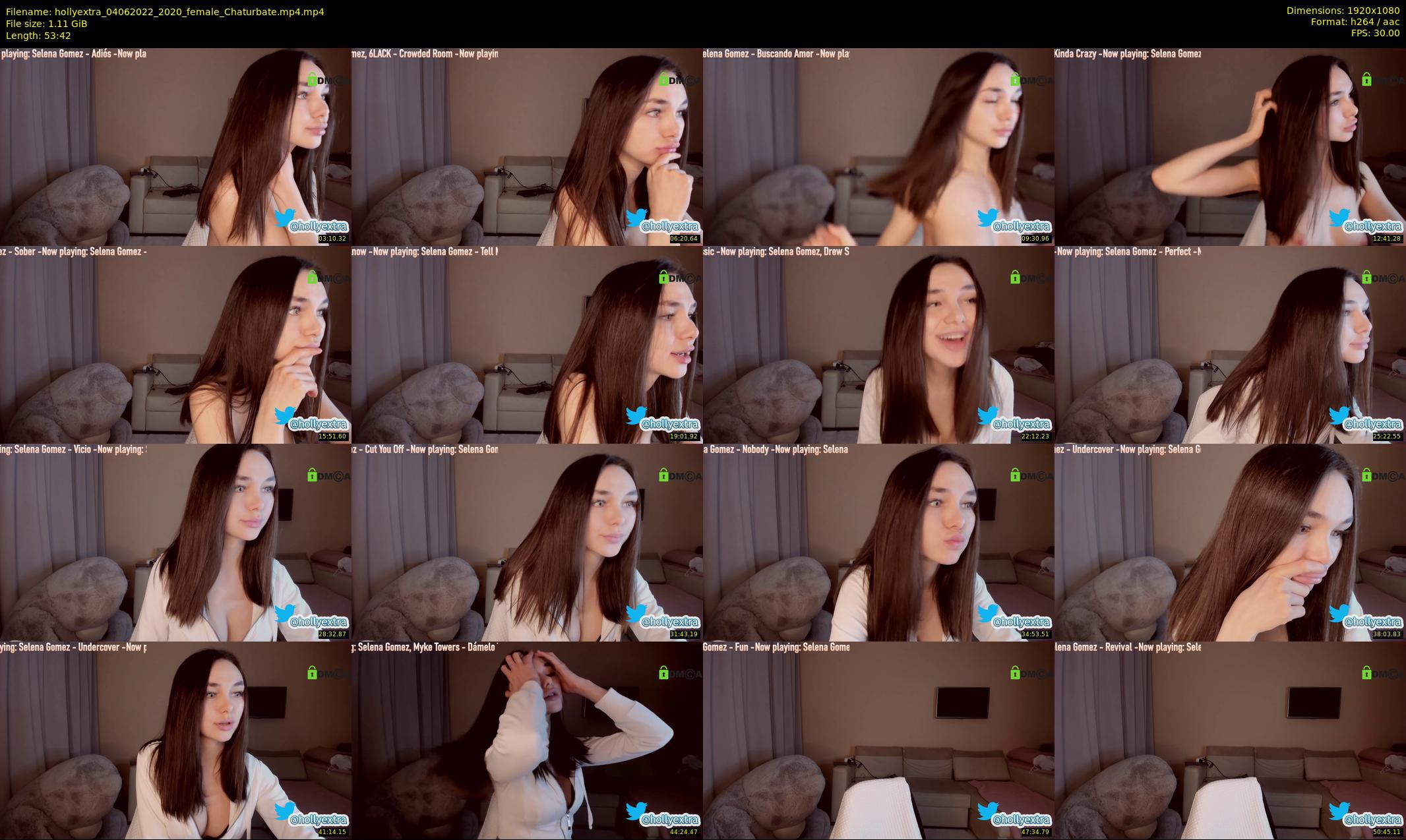 hollyextra — 54 minute Chaturbate female cam show recording, 1080p, Jun 4, 2022