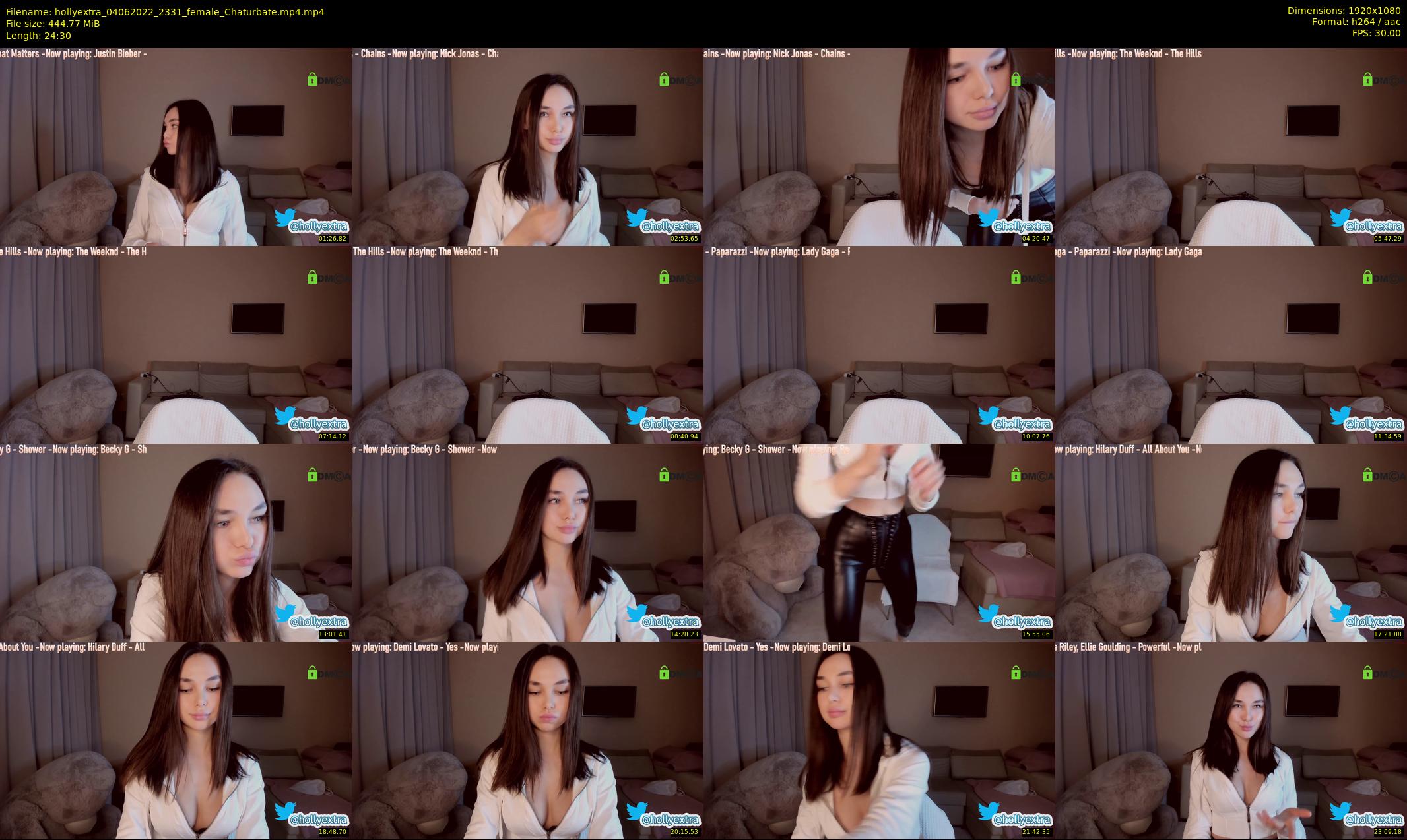 hollyextra — 25 minute Chaturbate female cam show recording, 1080p, Jun 4, 2022