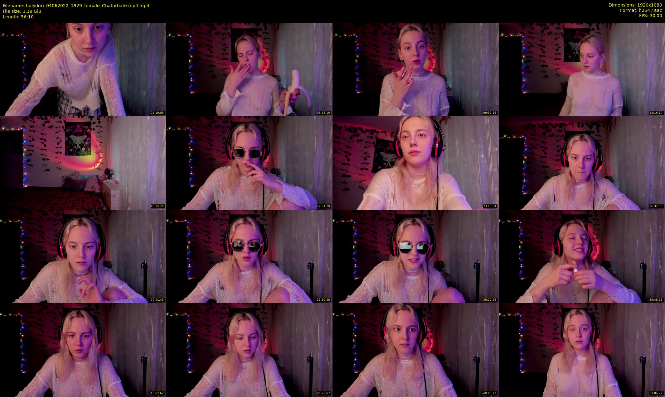 holydori — 57 minute Chaturbate female cam show recording, 1080p, Jun 4, 2022
