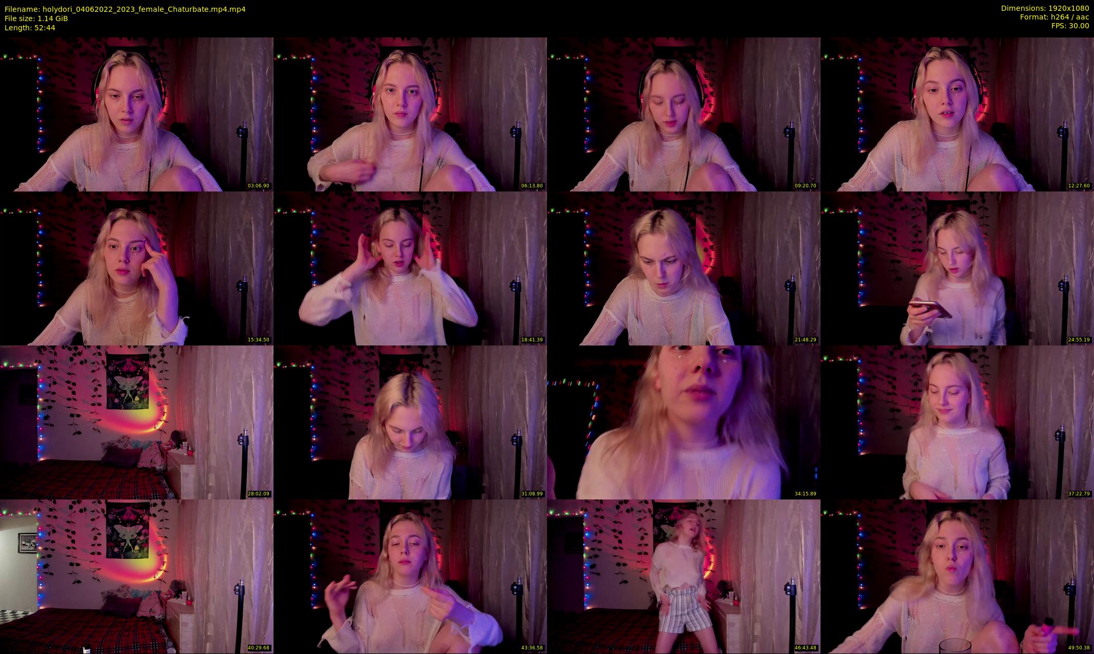 holydori — 53 minute Chaturbate female cam show recording, 1080p, Jun 4, 2022