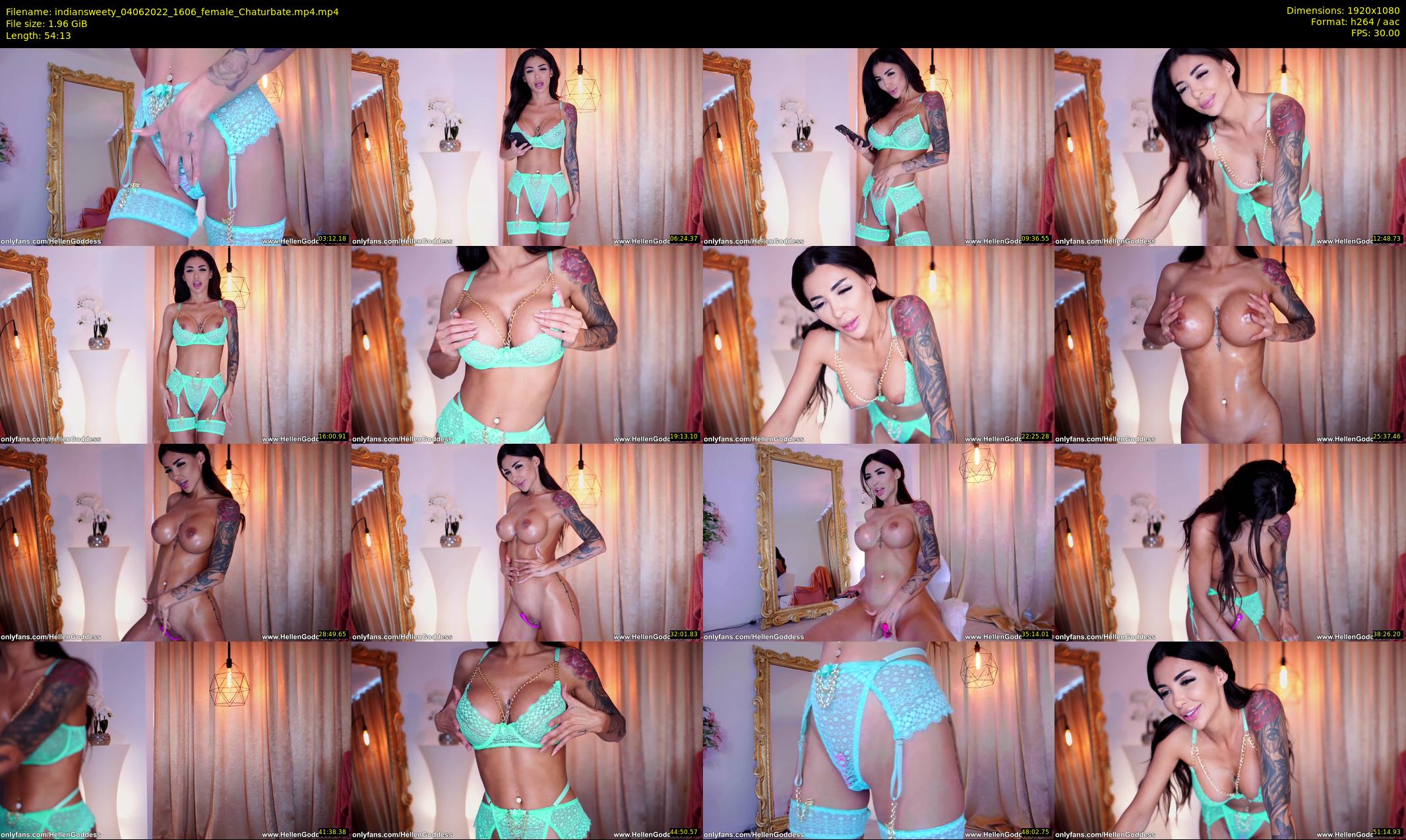 indiansweety — 55 minute Chaturbate female cam show recording, 1080p, Jun 4, 2022