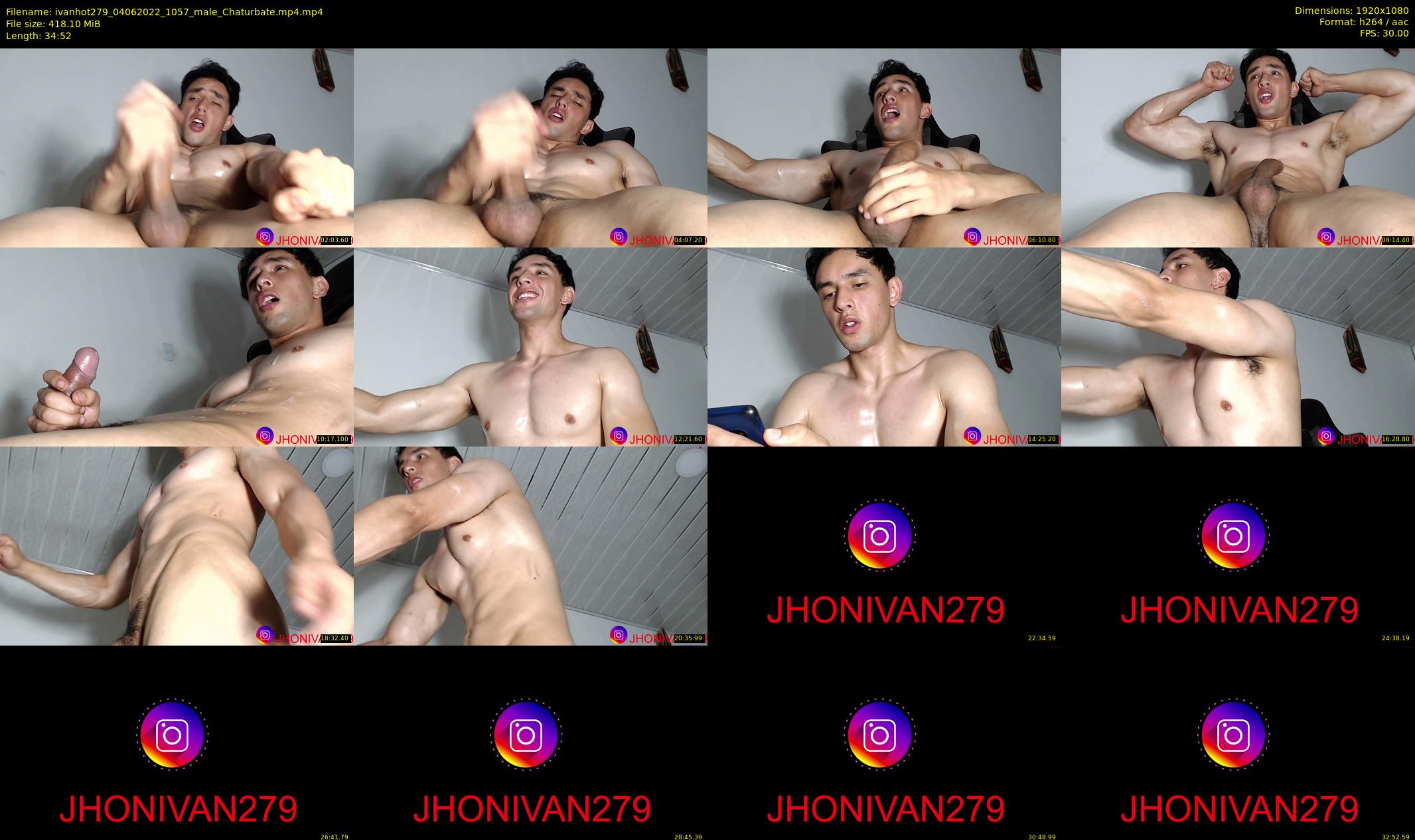 ivanhot279 — 35 minute Chaturbate male cam show recording, 1080p, Jun 4, 2022