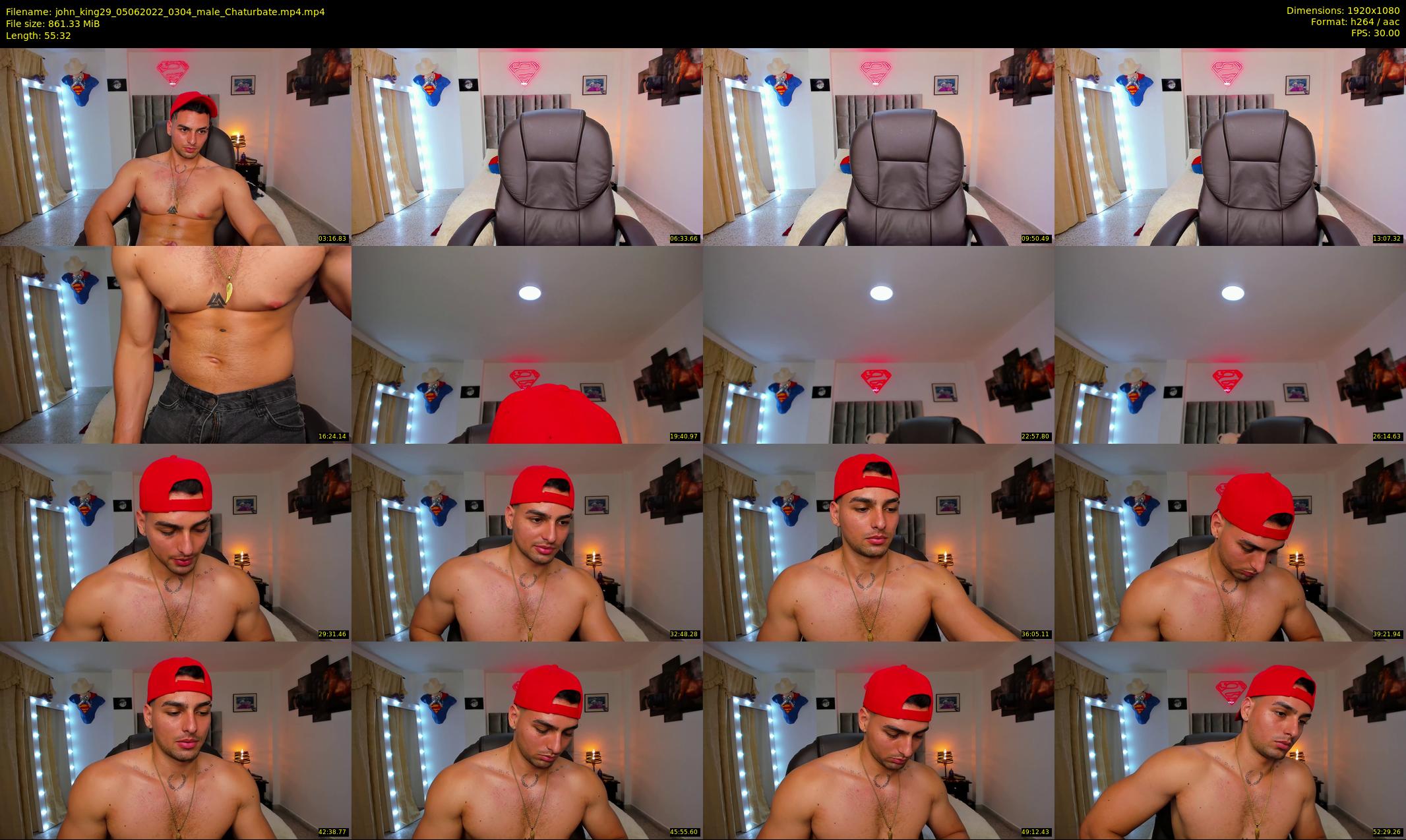john_king29 — 56 minute Chaturbate male cam show recording, 1080p, Jun 5, 2022