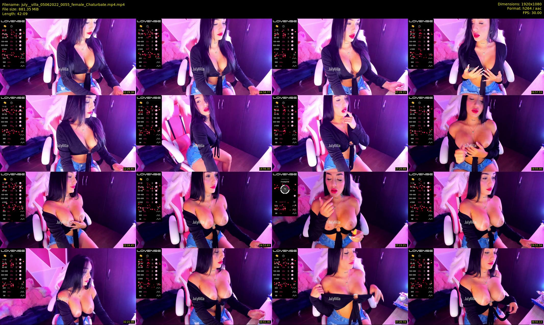 july__villa — 43 minute Chaturbate female cam show recording, 1080p, Jun 5, 2022