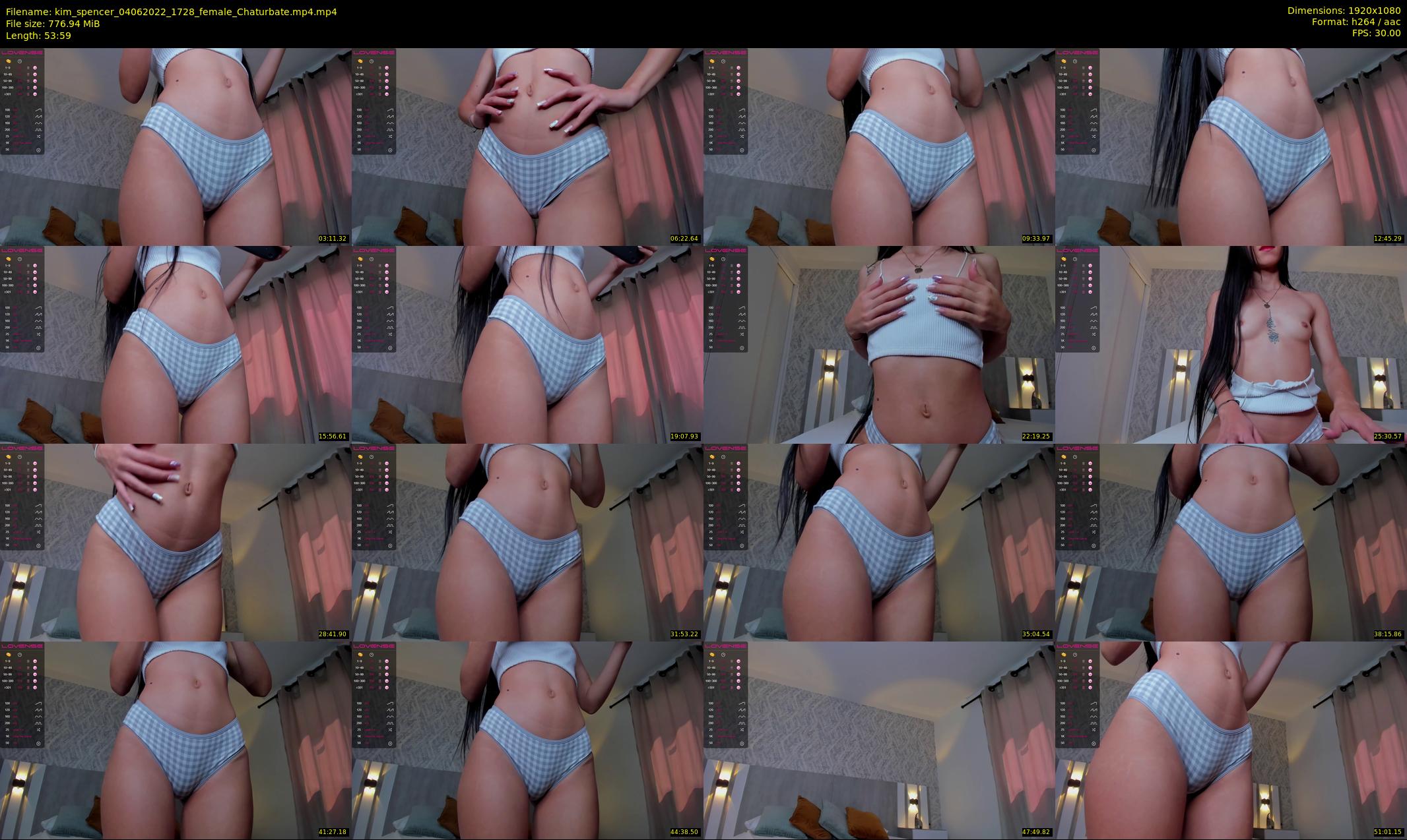 kim_spencer — 54 minute Chaturbate female cam show recording, 1080p, Jun 4, 2022