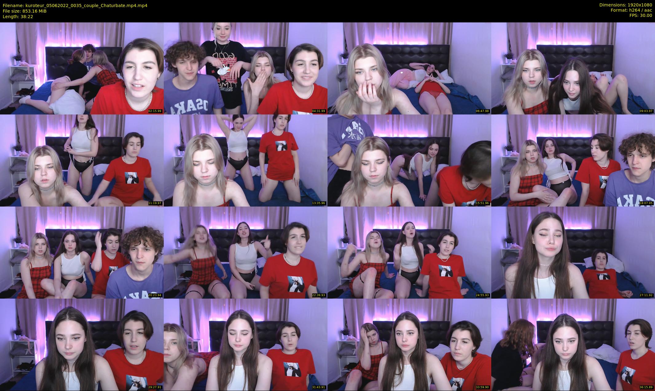 kuroteur — 39 minute Chaturbate couple cam show recording, 1080p, Jun 5, 2022