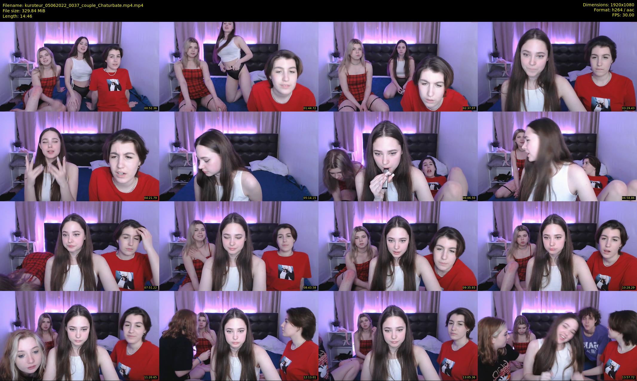 kuroteur — 15 minute Chaturbate couple cam show recording, 1080p, Jun 5, 2022