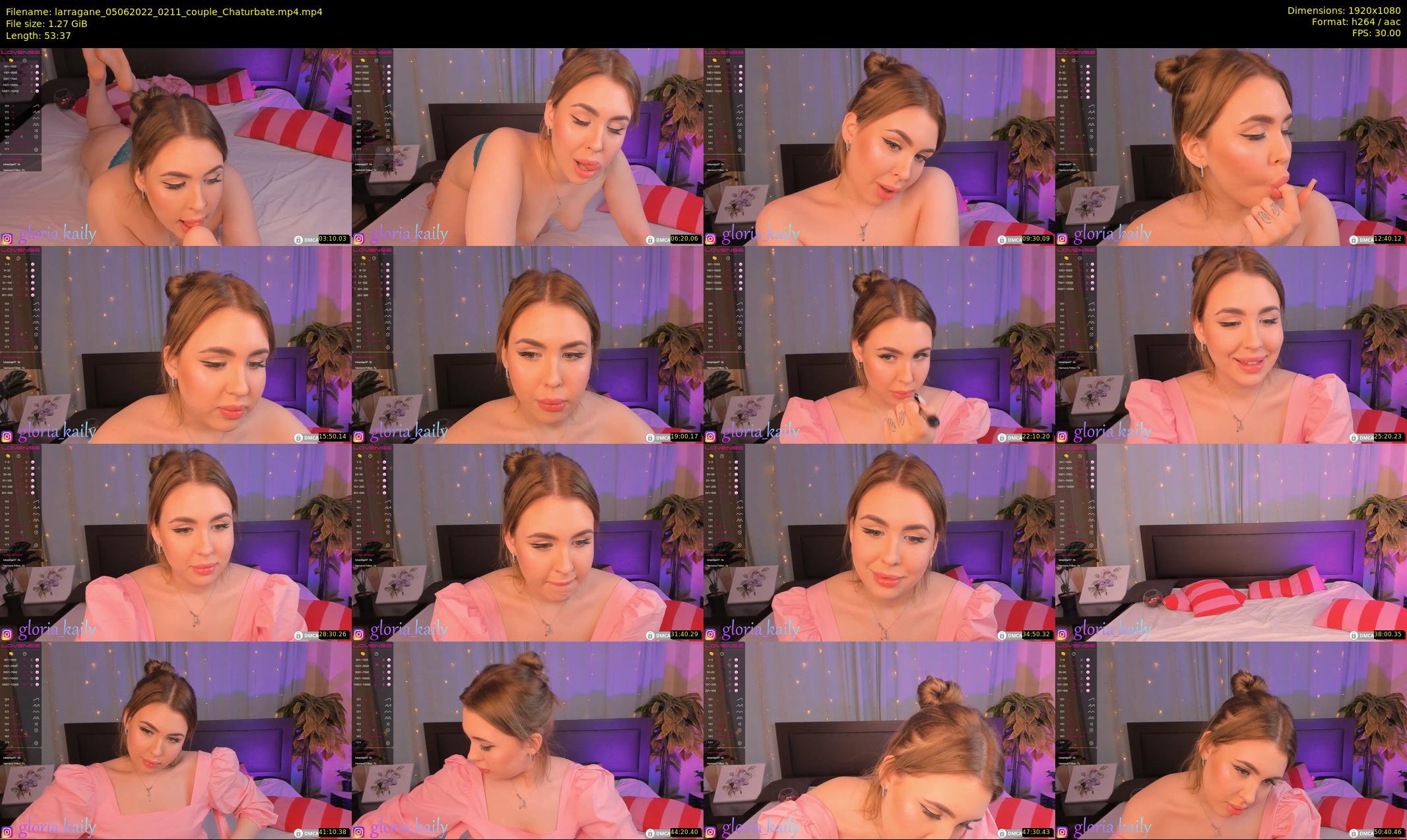 larragane — 54 minute Chaturbate couple cam show recording, 1080p, Jun 5, 2022