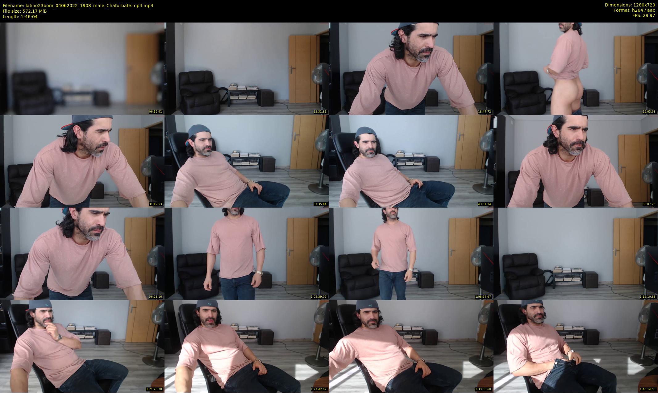 latino23bom — 107 minute Chaturbate male cam show recording, 720p, Jun 4, 2022