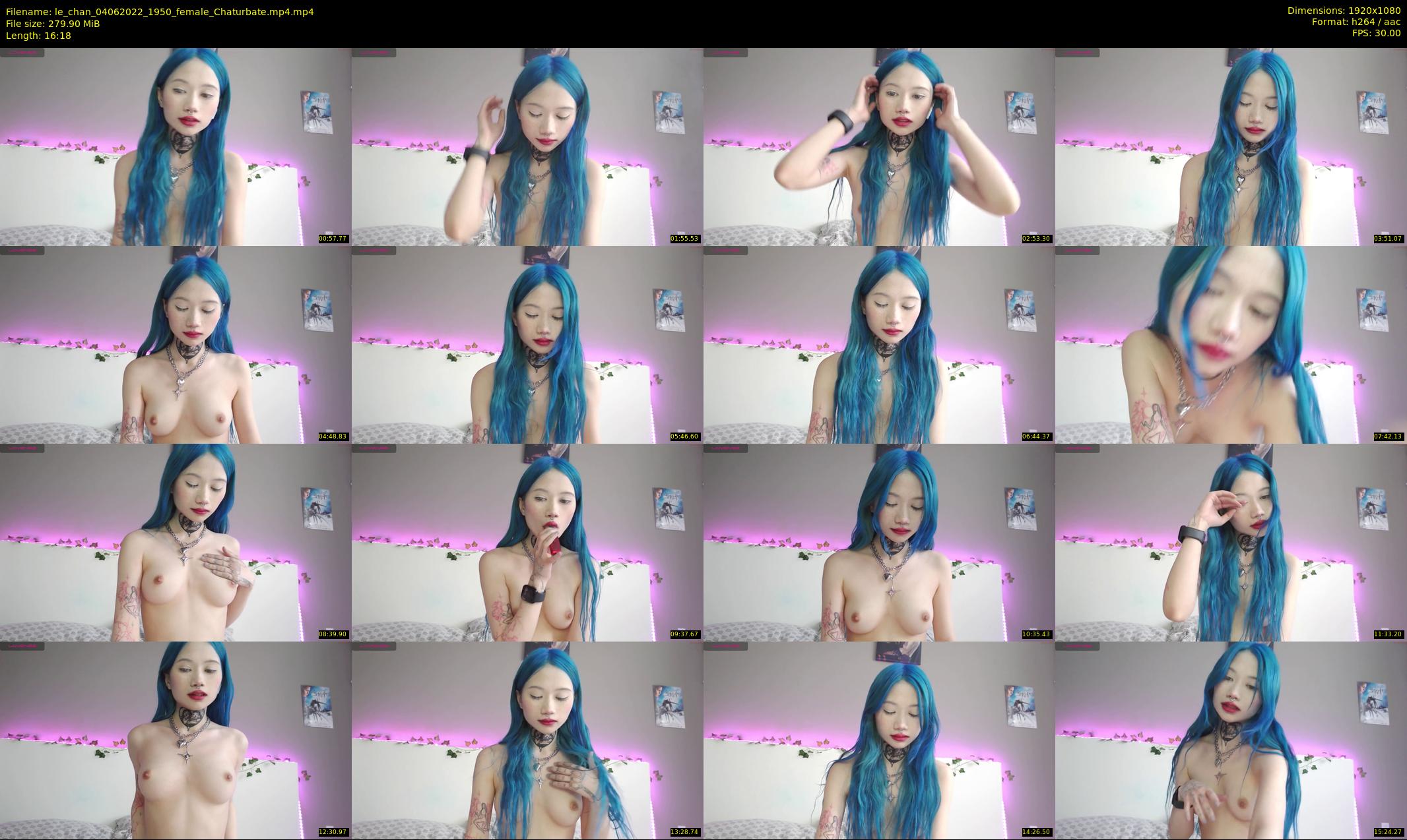 le_chan — 17 minute Chaturbate female cam show recording, 1080p, Jun 4, 2022