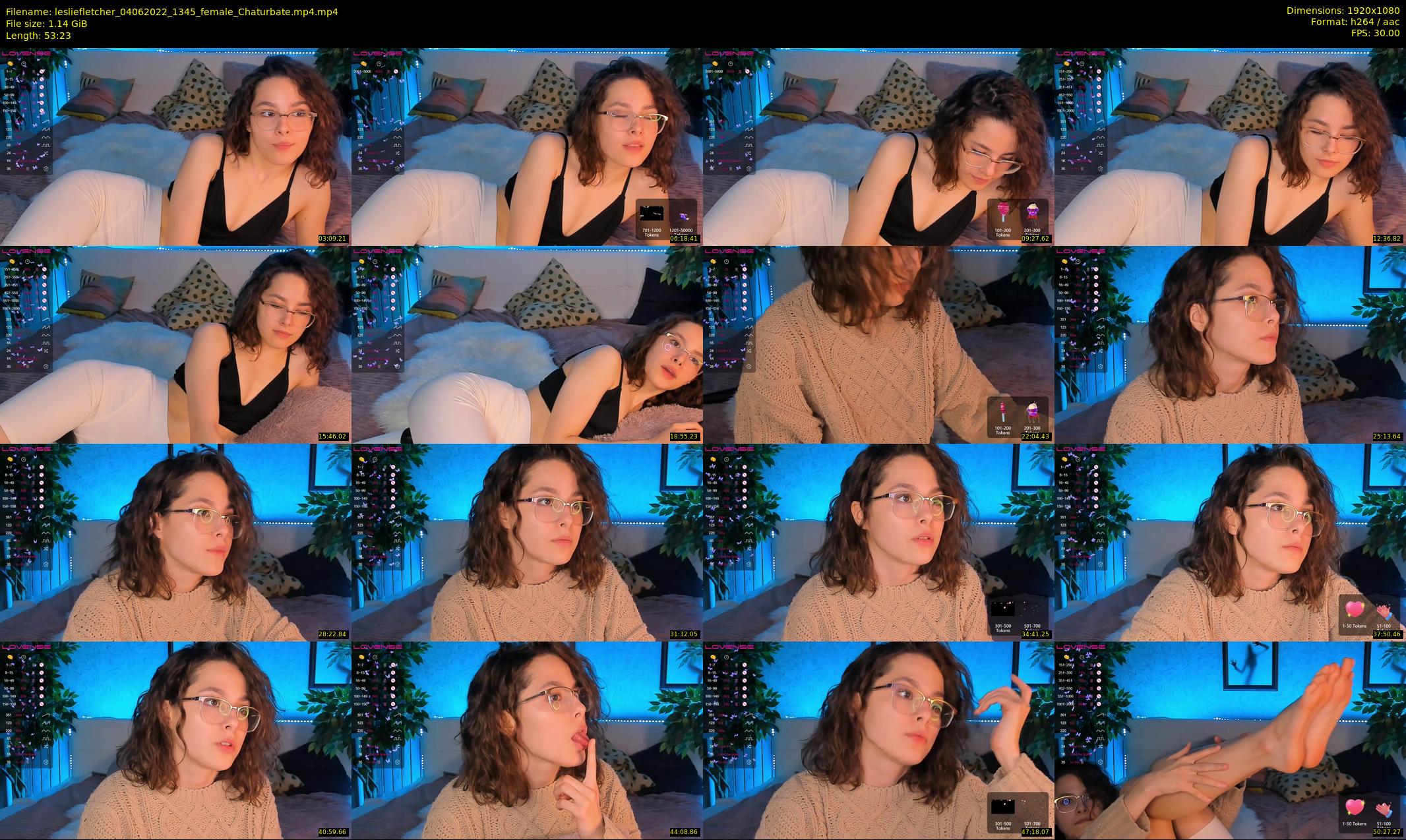 lesliefletcher — 54 minute Chaturbate couple cam show recording, 1080p, Jun 4, 2022