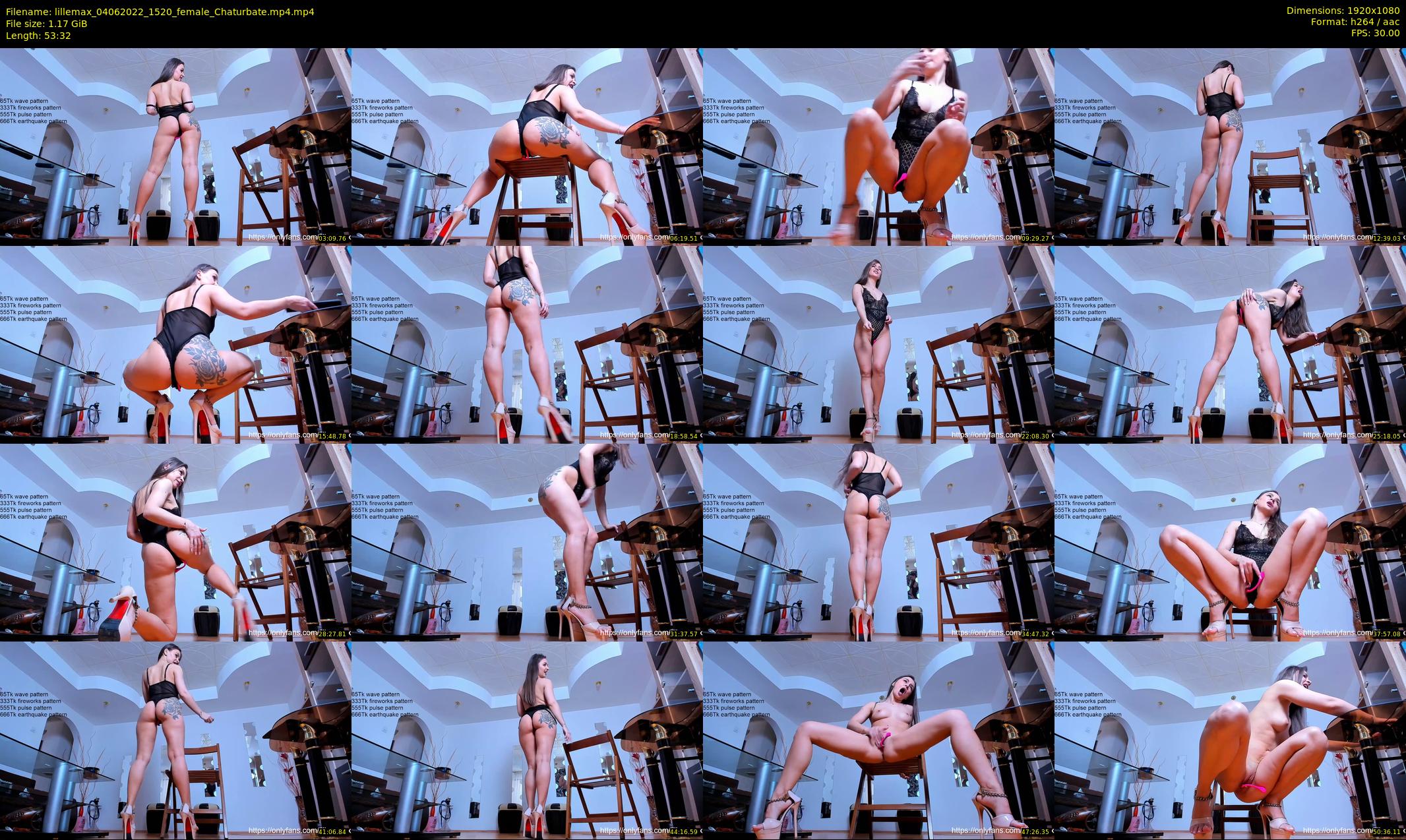 lillemax — 54 minute Chaturbate female cam show recording, 1080p, Jun 4, 2022