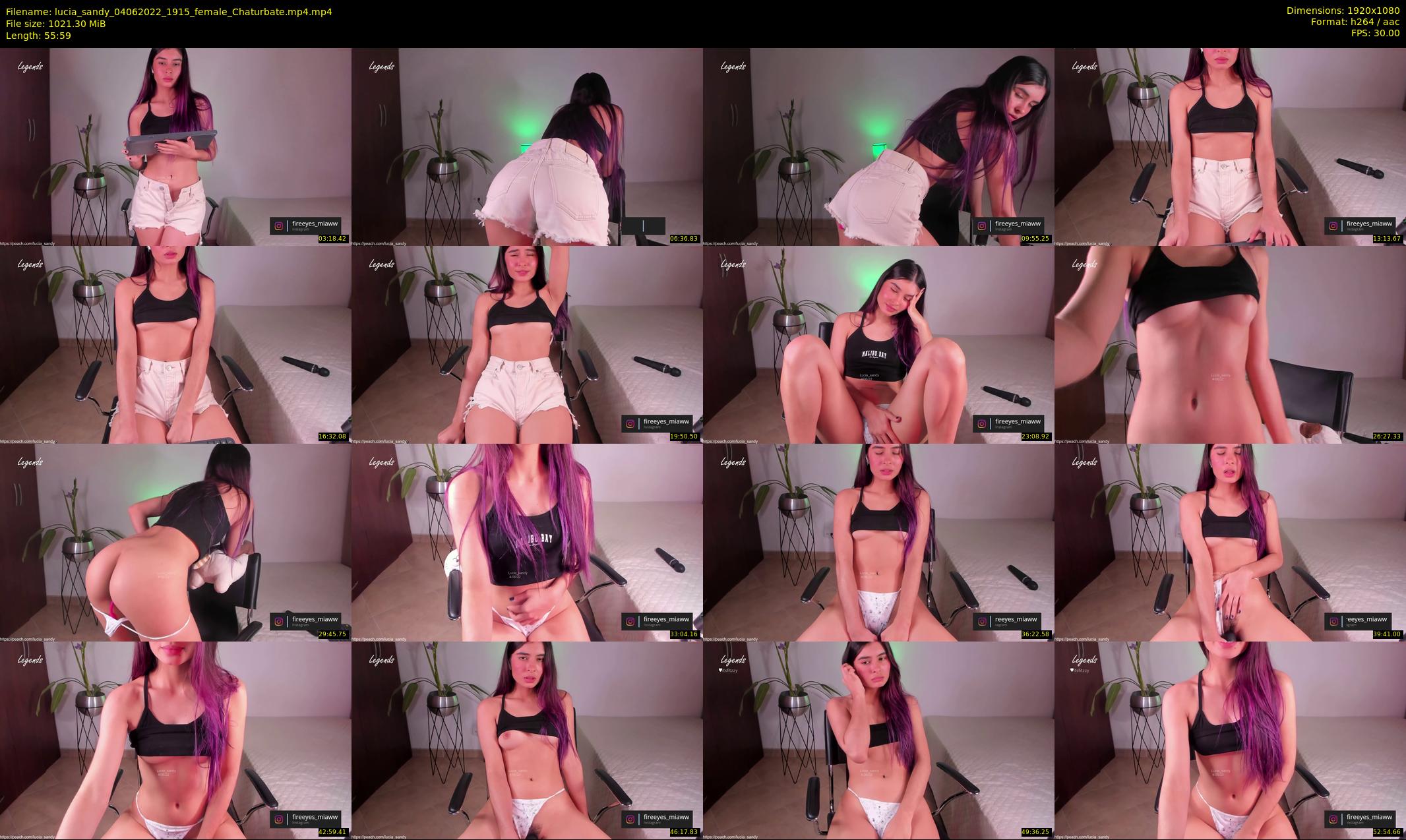 lucia_sandy — 56 minute Chaturbate female cam show recording, 1080p, Jun 4, 2022