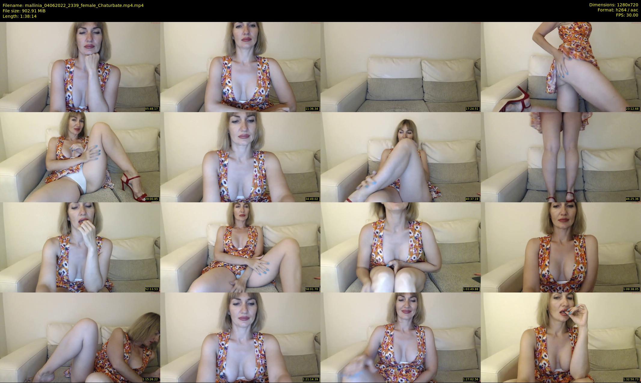 mallinia — 99 minute Chaturbate female cam show recording, 720p, Jun 4, 2022