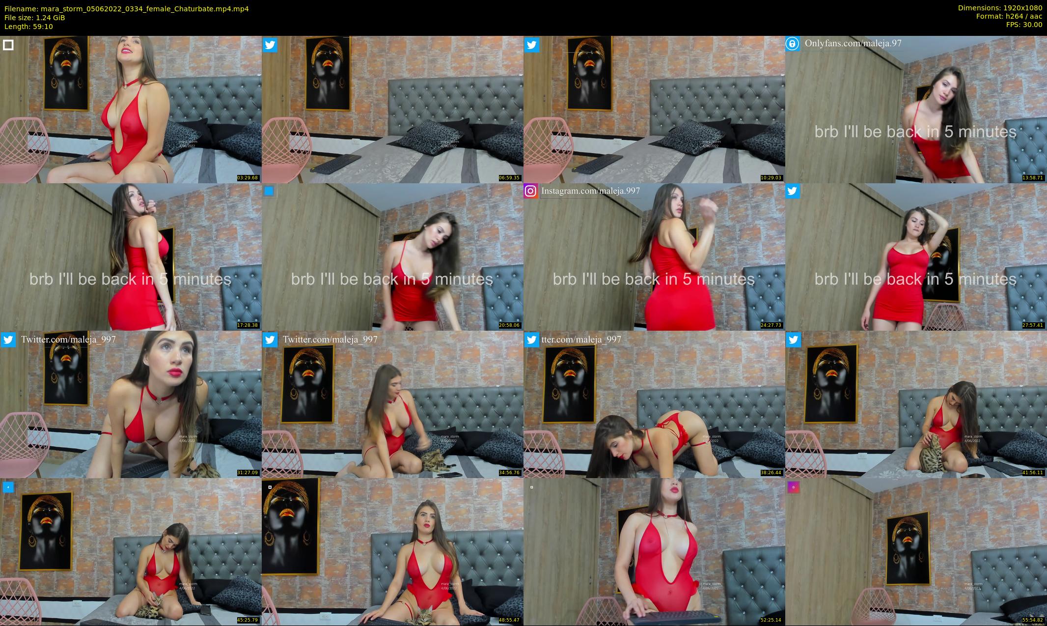 mara_storm — 60 minute Chaturbate female cam show recording, 1080p, Jun 5, 2022