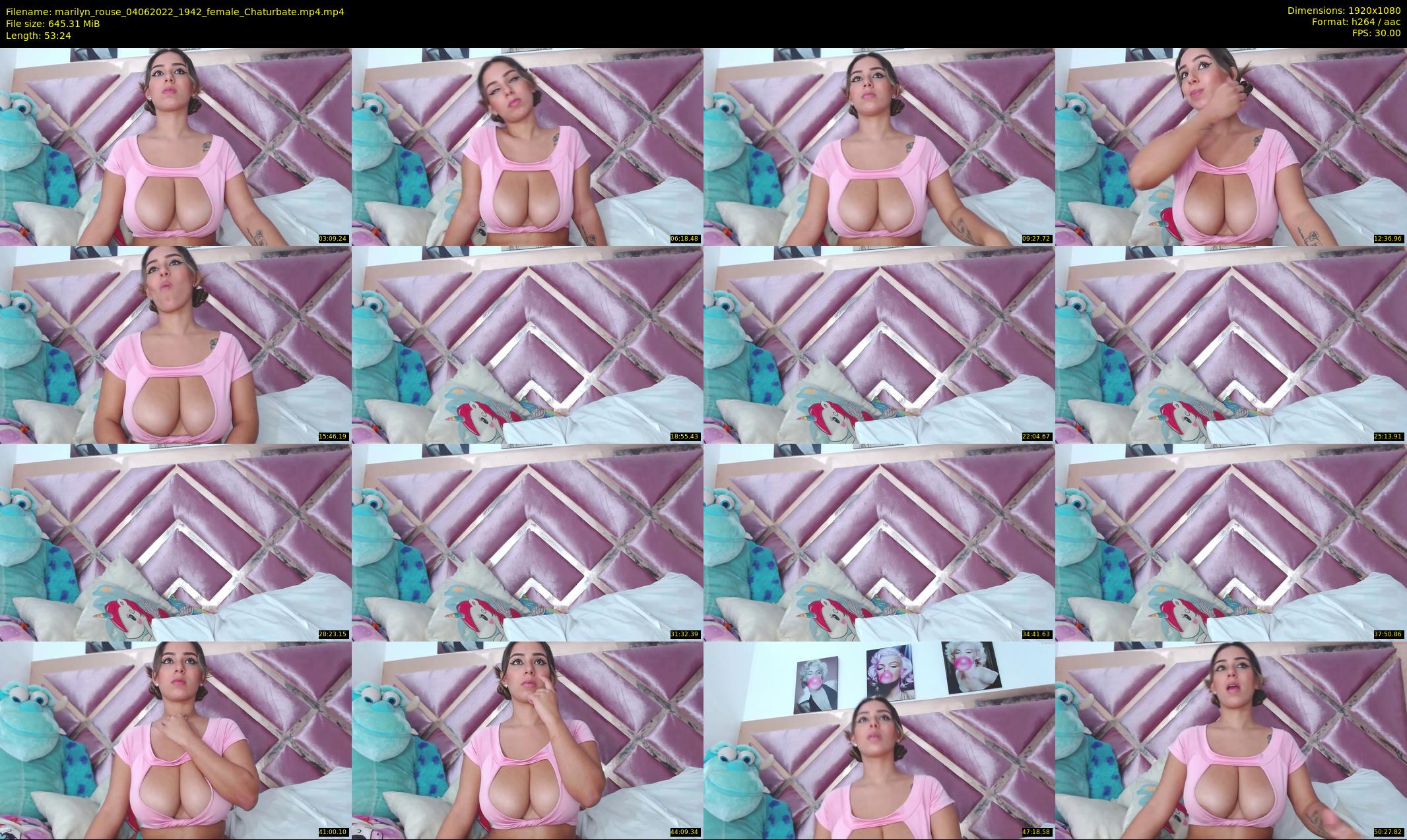 marilyn_rouse — 54 minute Chaturbate female cam show recording, 1080p, Jun 4, 2022