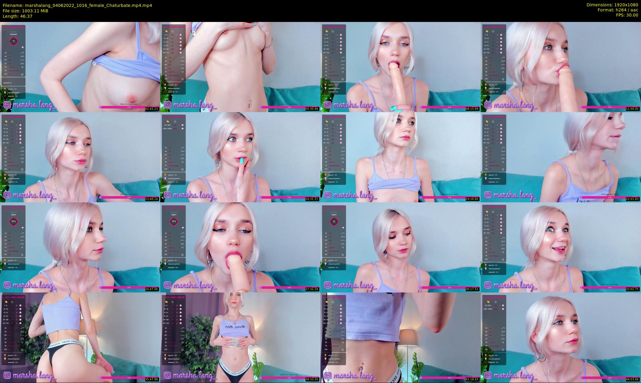 marshalang — 47 minute Chaturbate couple cam show recording, 1080p, Jun 4, 2022