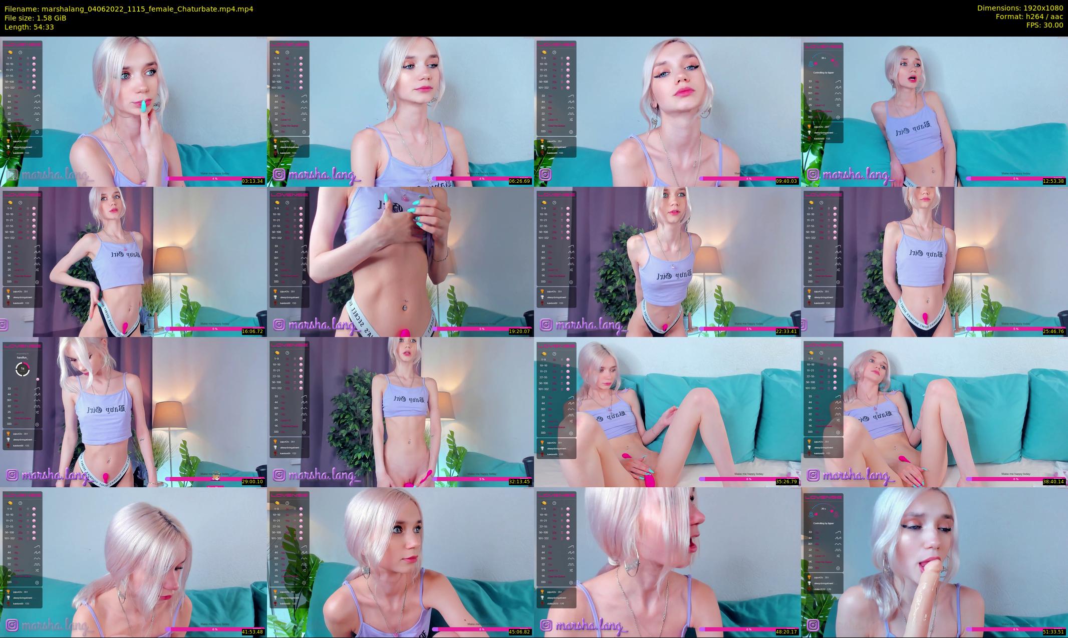marshalang — 55 minute Chaturbate couple cam show recording, 1080p, Jun 4, 2022